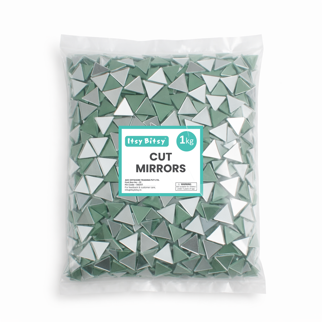 Cut Mirror Triangular 16Mm 1kg