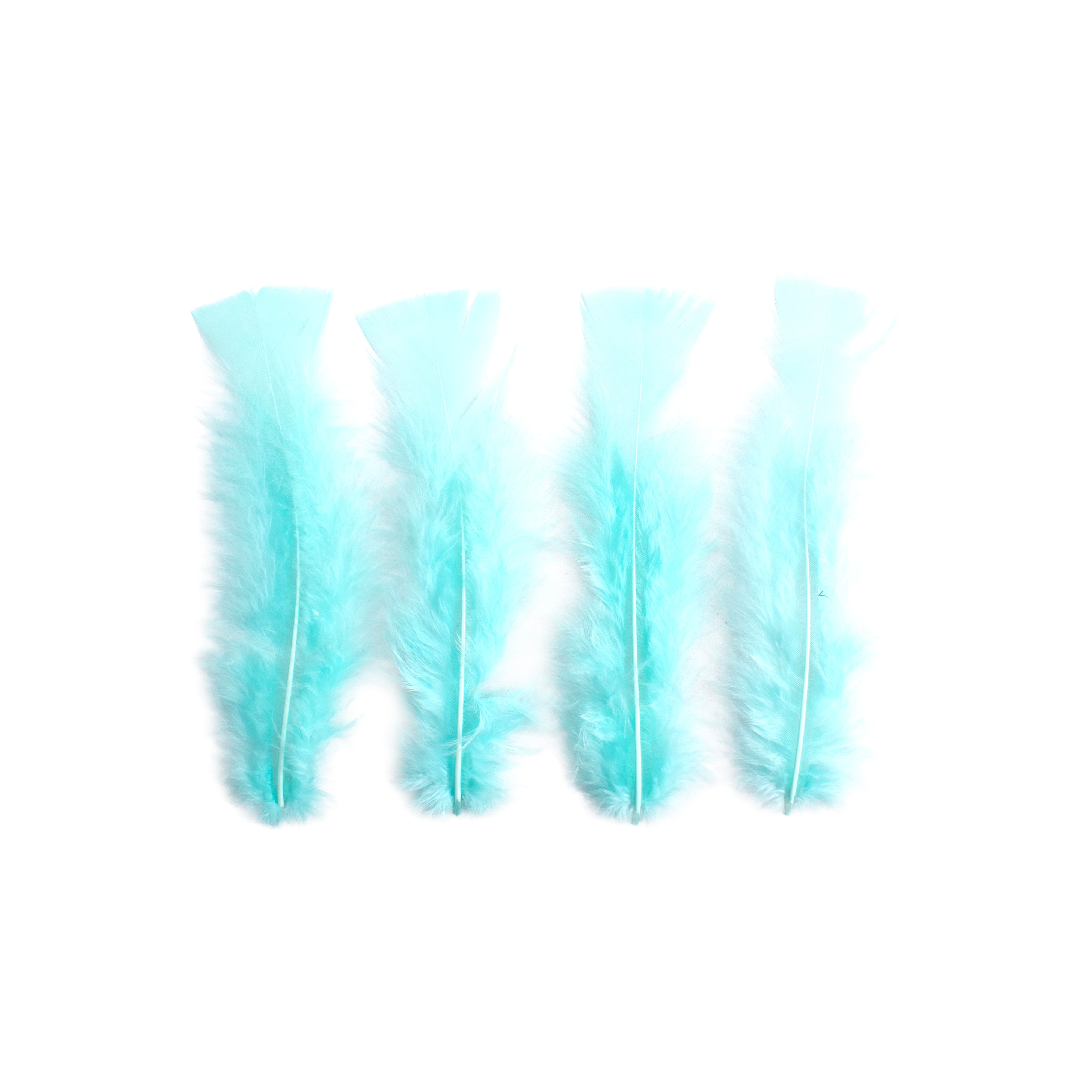 Turkey Feathers Pastel 10 to 15cm 20pc