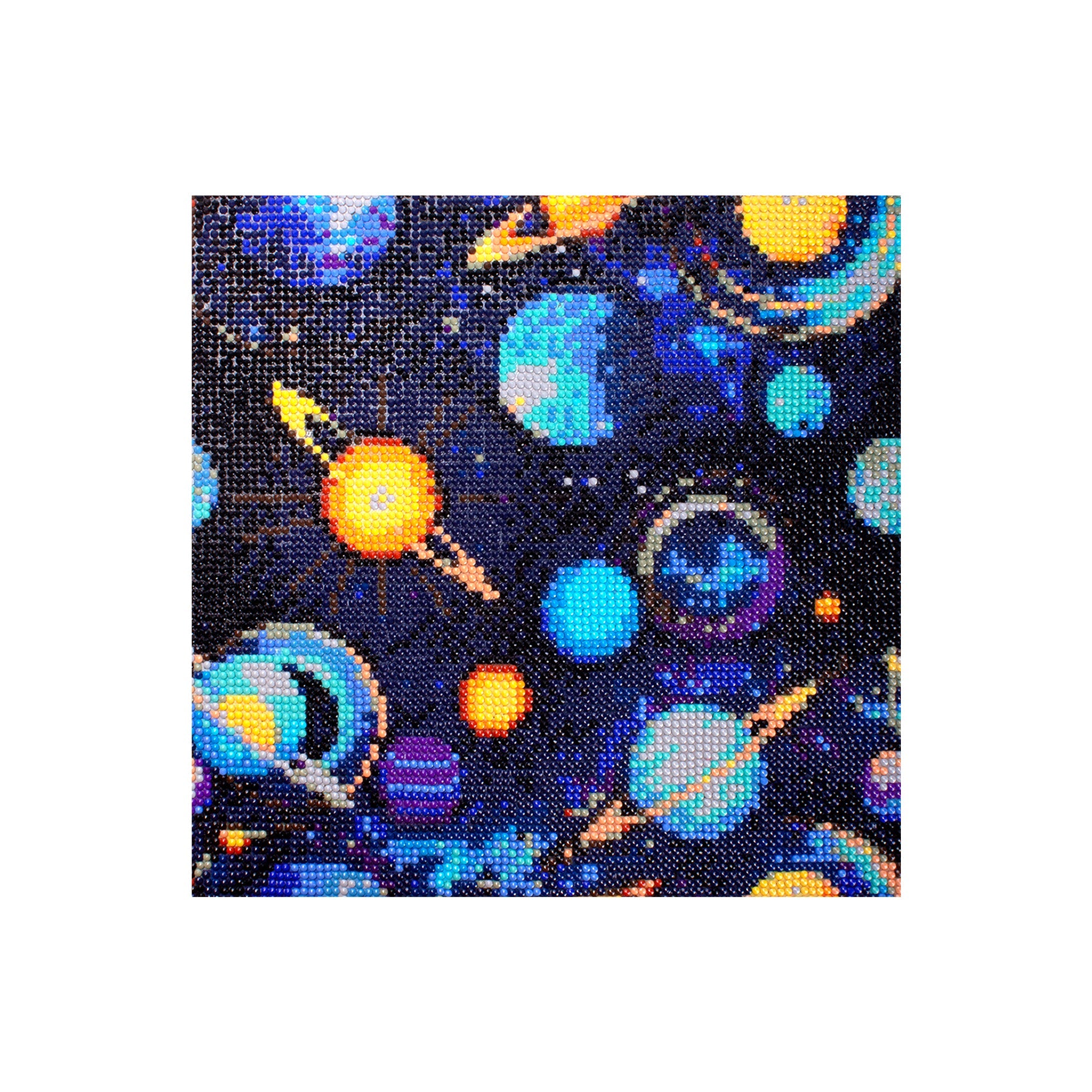 5D Diamond Painting Kit Mystic Galaxy 30 X 30cm 1pc Acetate Box
