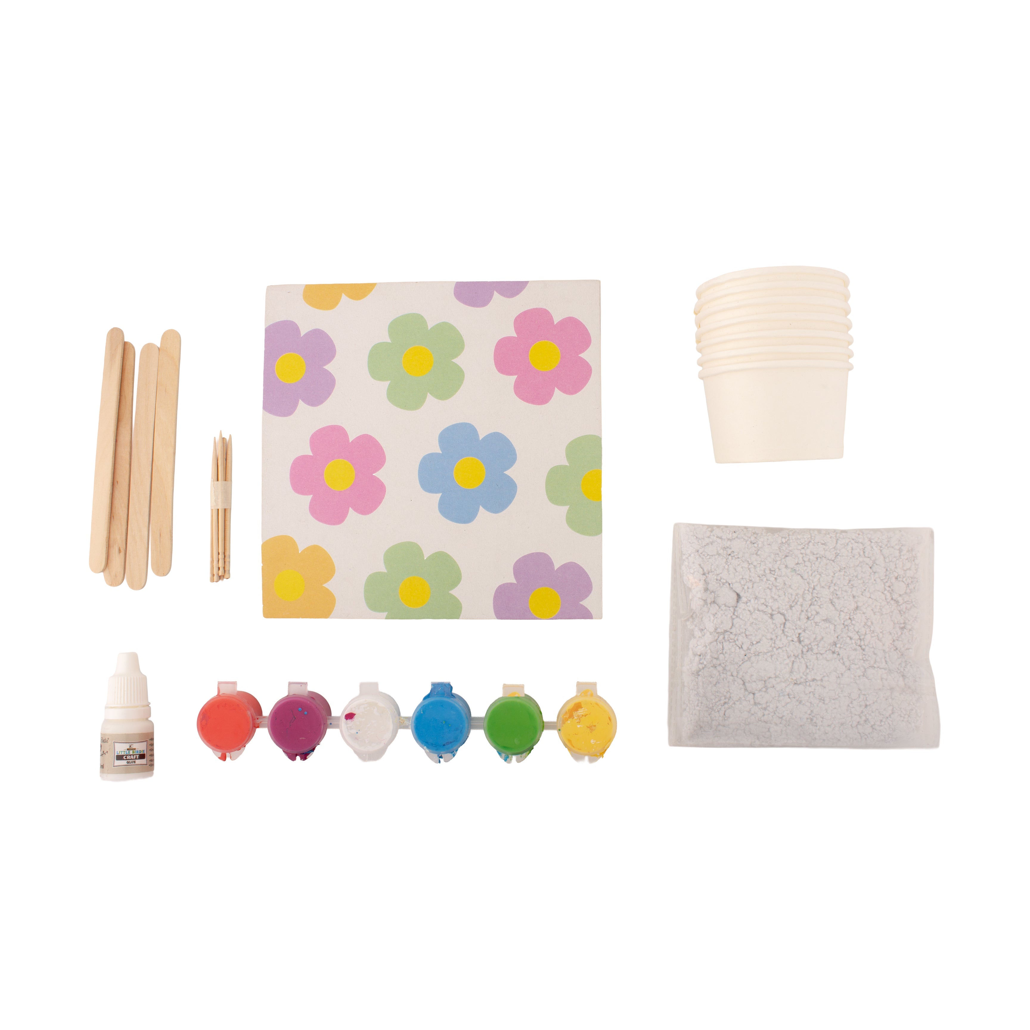 DIY Paper Pulp Art Decor Floral Joy Box