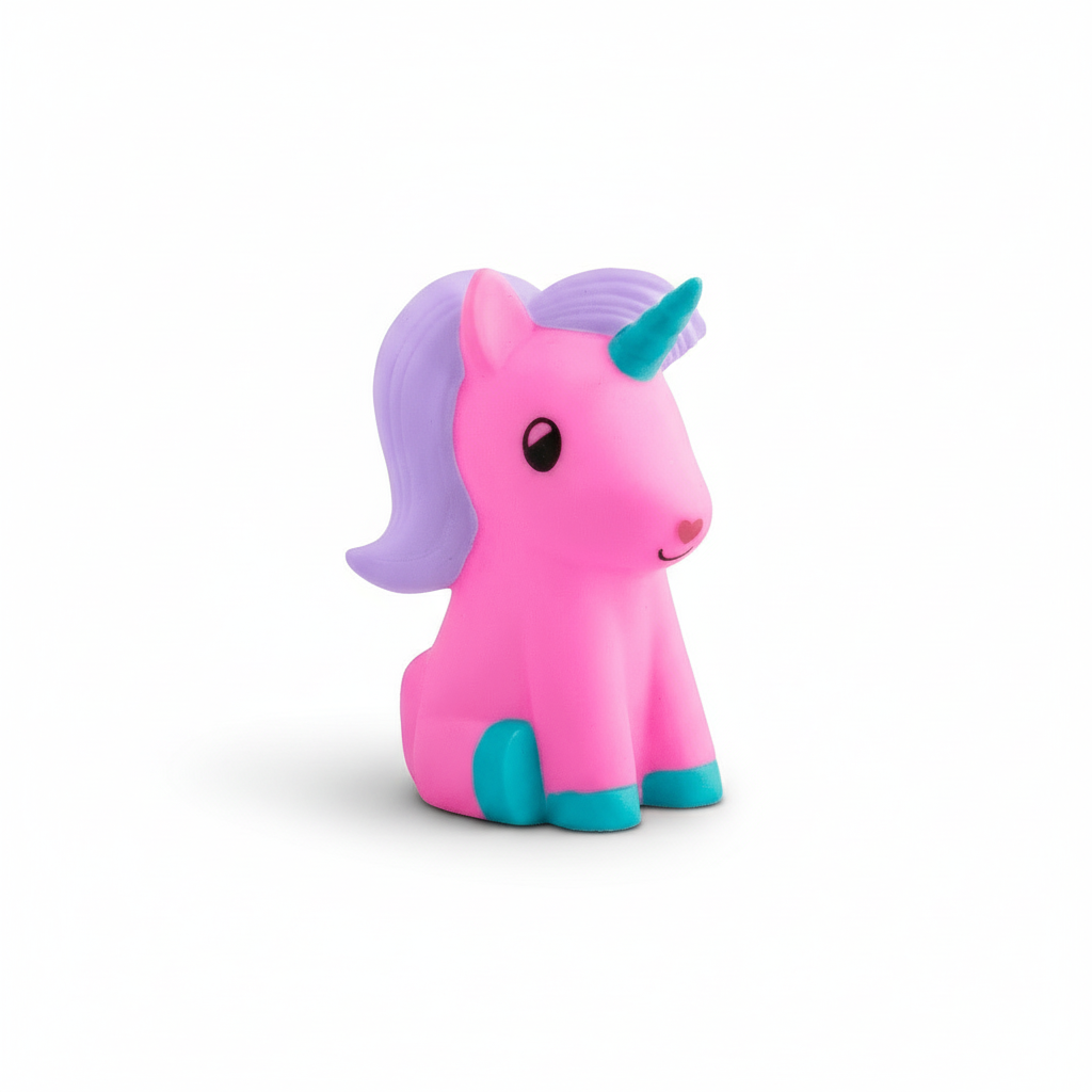 Silicone LED Night Lamp with Acrylic Paint and Brush Unicorn 12.8 x7.1cm