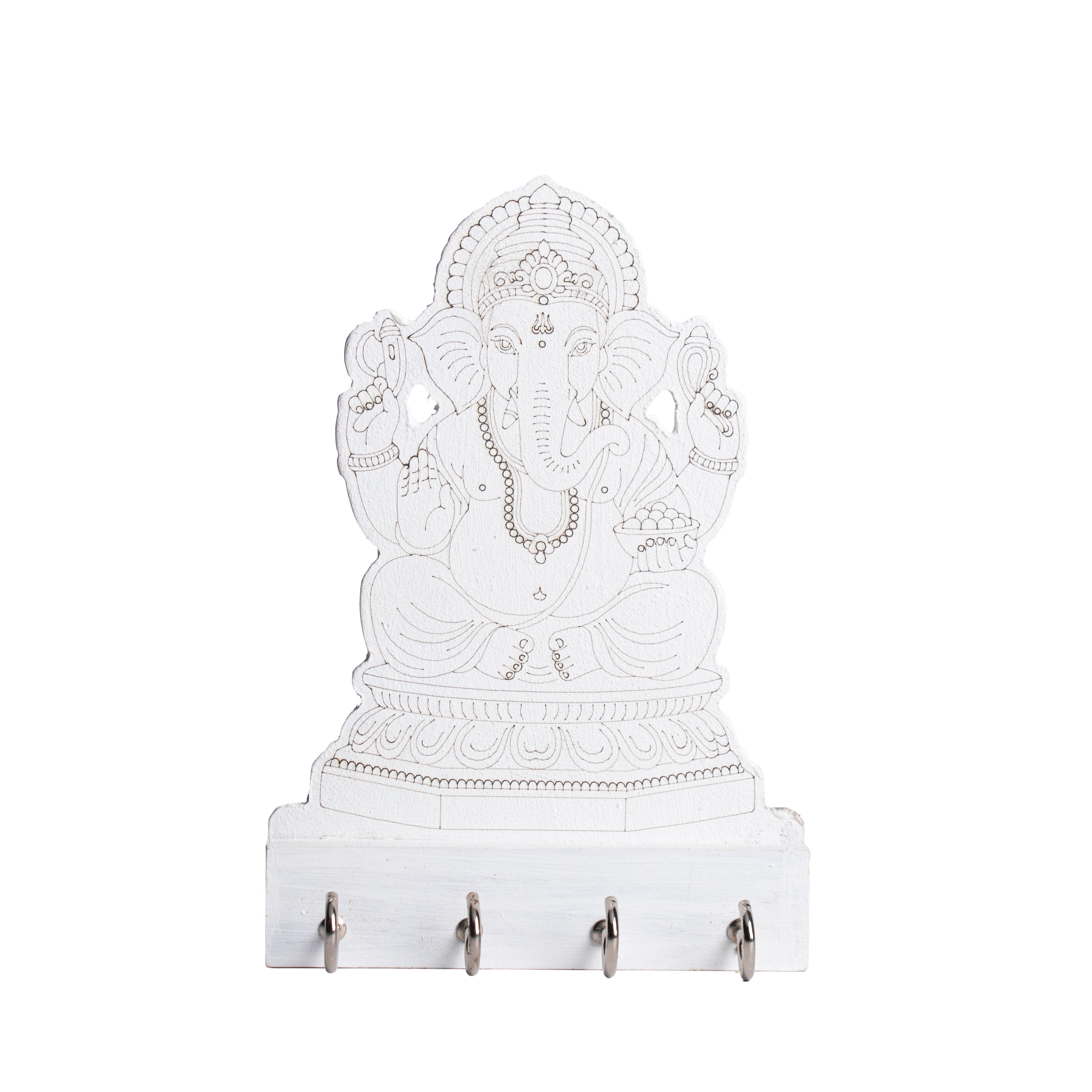DIY Paint and Decorate Your Own Ganesha Key Holder Kit 1 BOX