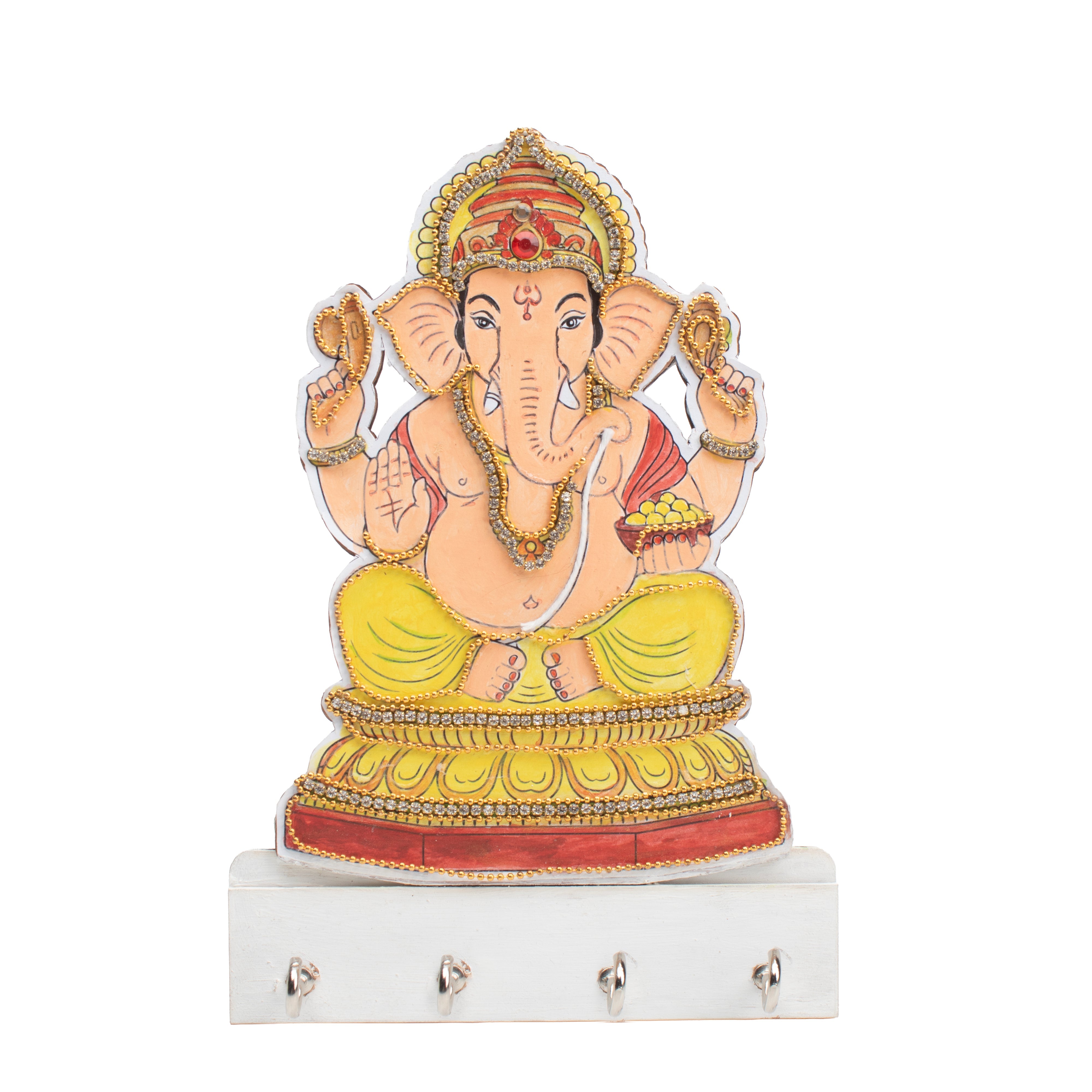 DIY Paint and Decorate Your Own Ganesha Key Holder Kit 1 BOX