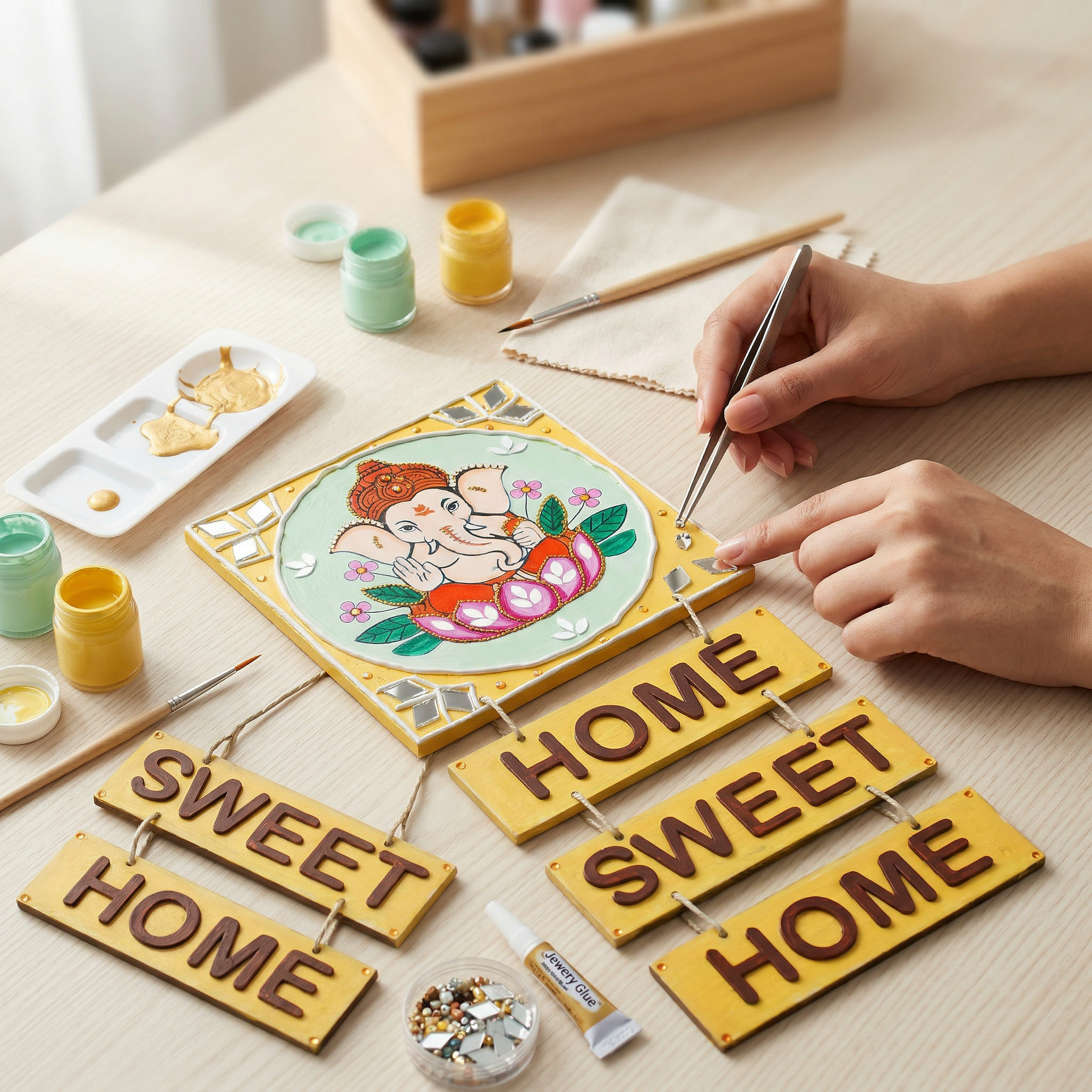 DIY Lippan Art Home Decor Kit 1 BOX
