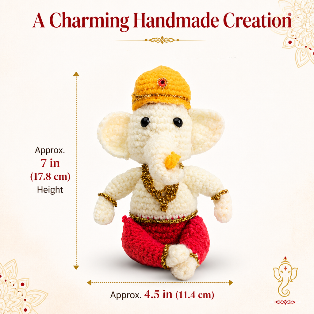DIY Amigurumi Chrochet Kit Ganesha 1 BOX