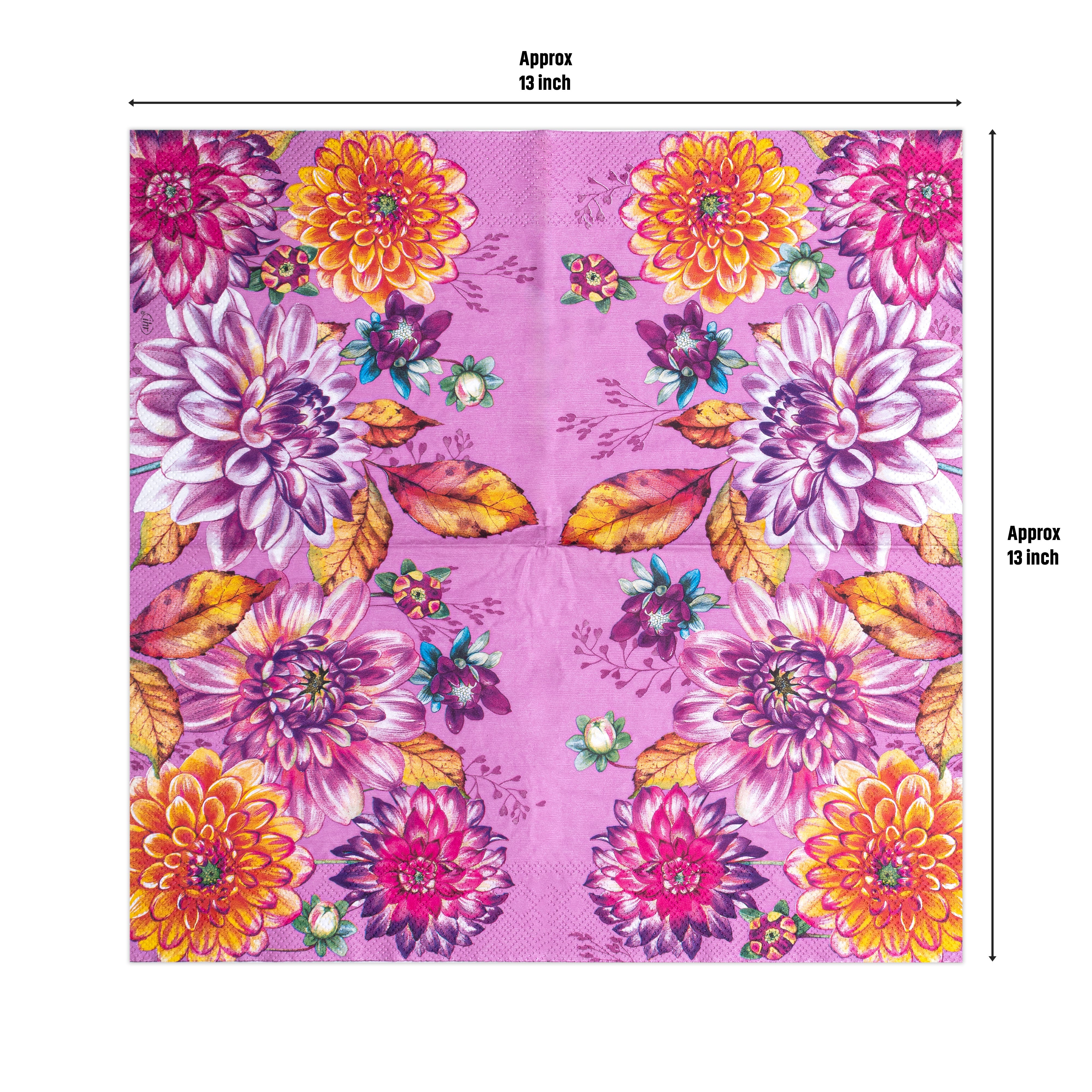 Decoupage Napkin Blooming Meadow 13 X 13inch 3PLY 1pc