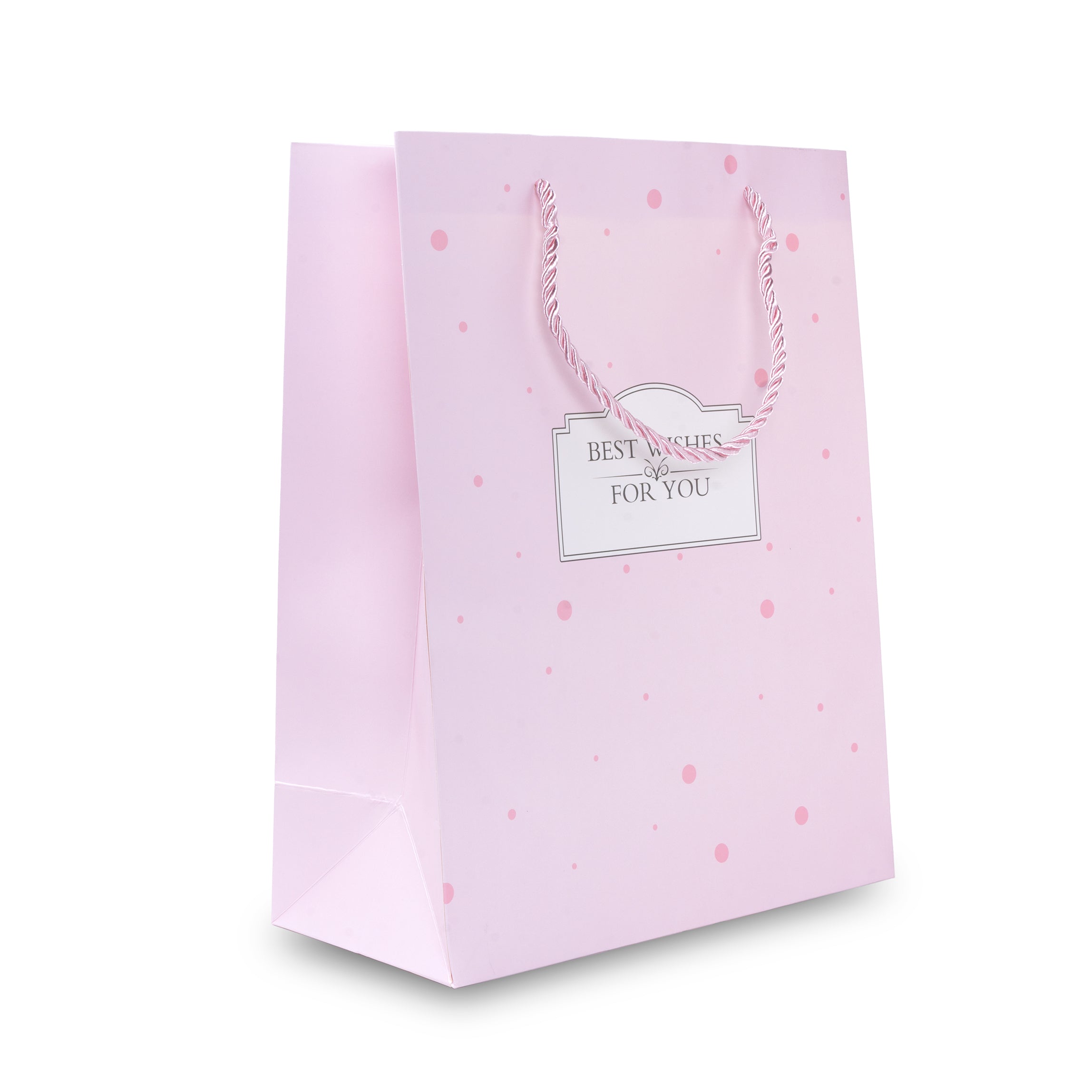 Paper Gift Bag Best Wishes 7.5x9.5inch 1pc