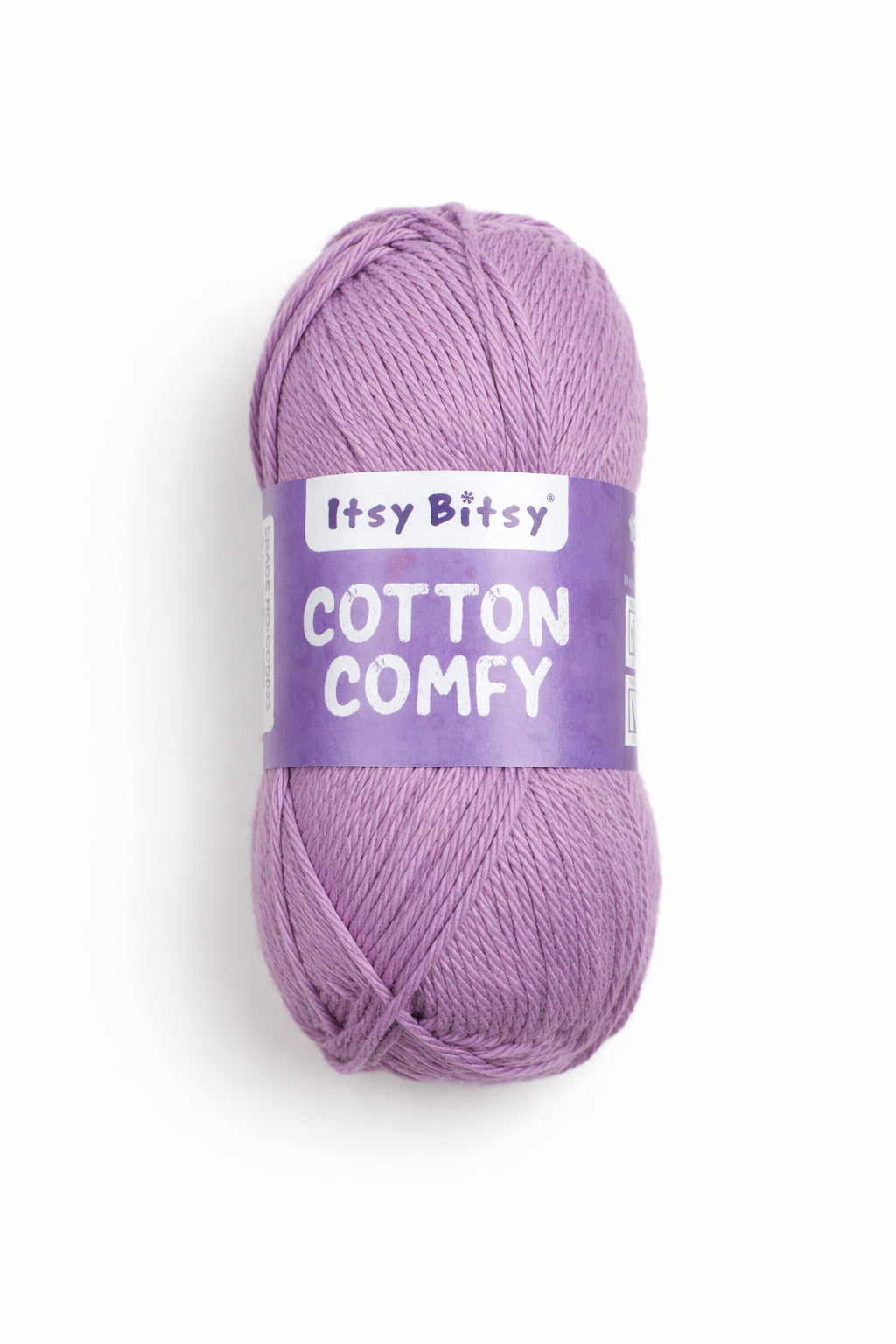 Cotton Comfy Knitting/Crochet Yarn 100% Cotton Dusty Amethyst 169m 100g