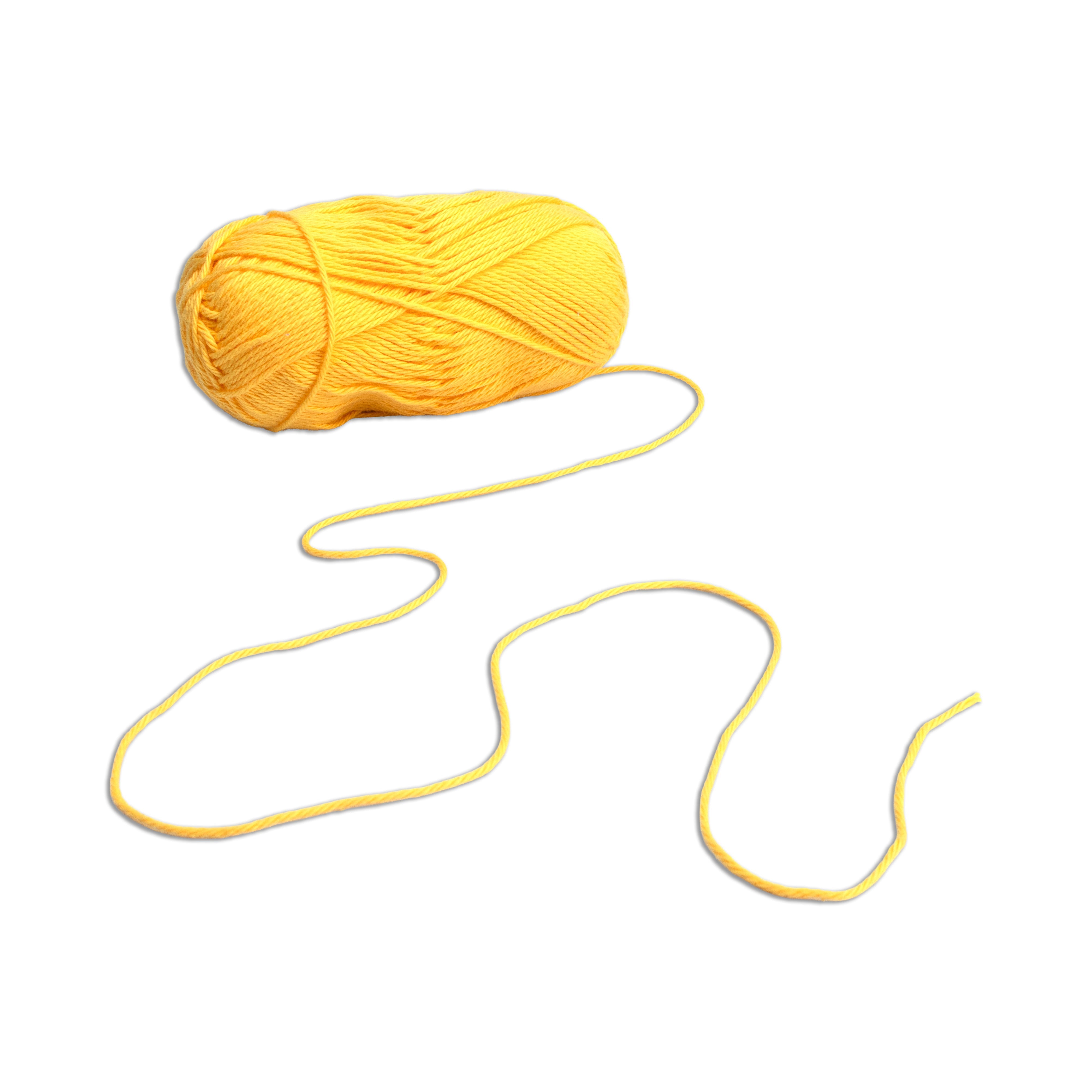 Cotton Comfy Knitting/Crochet Yarn 100% Cotton Bright Yellow 169m 100g