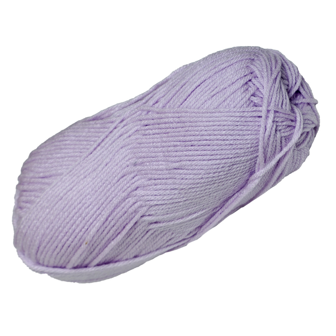 Velvet Touch Knitting/Crochet Yarn 100% Acrylic Lilac 200m 100g