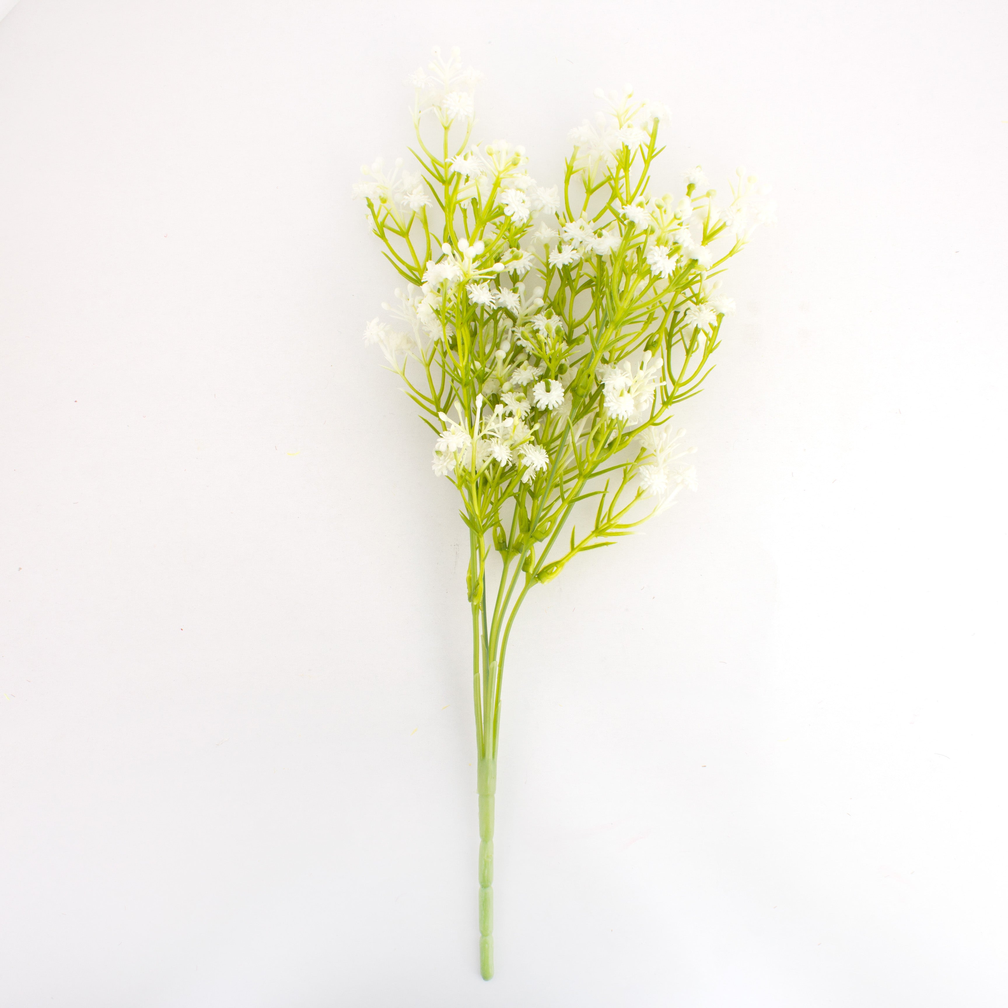 Artificial Flower Baby's Breath Silk White 5 Branches 26cm1 Bunch