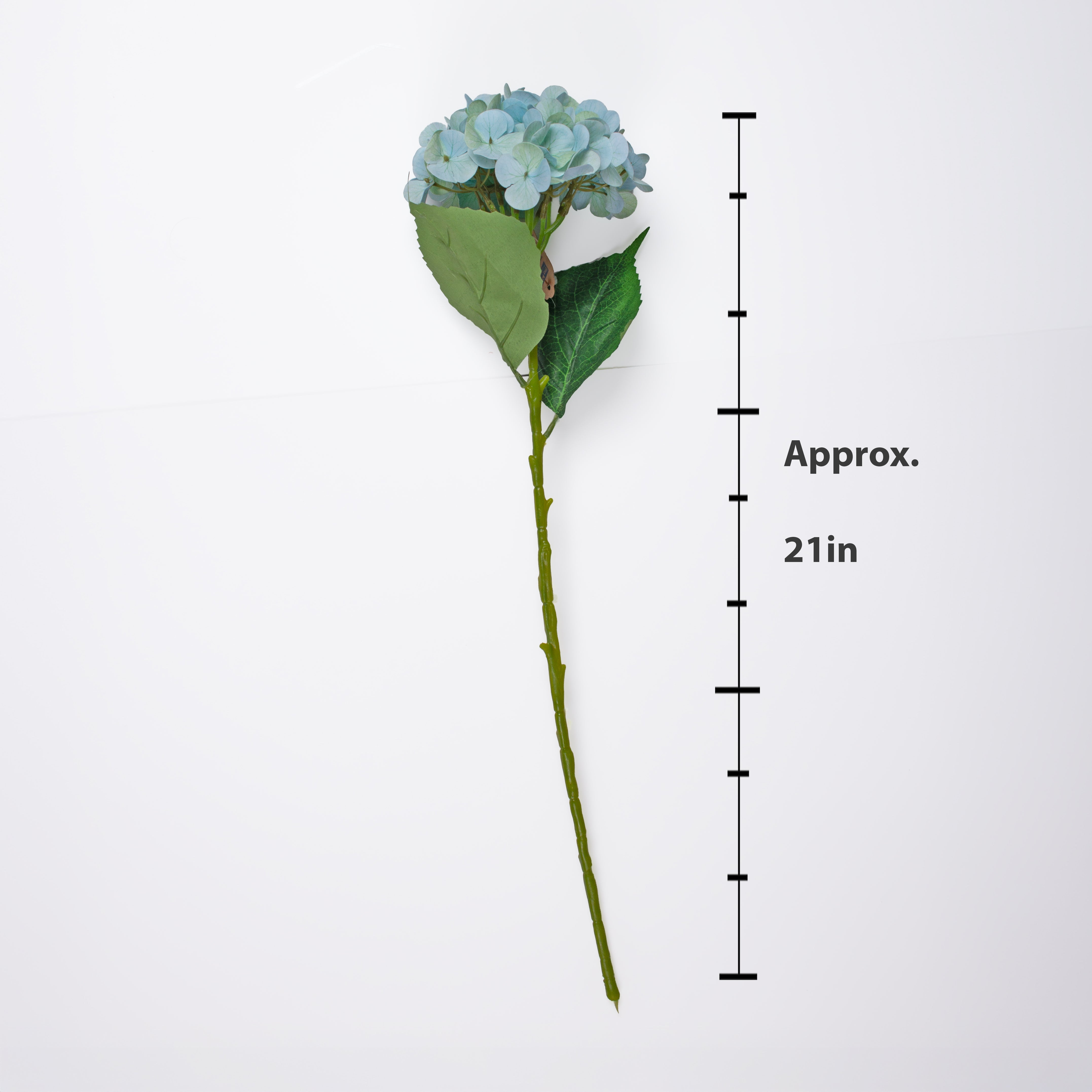 Artificial Flower Hydrangea 16cm Sky Blue 1pc