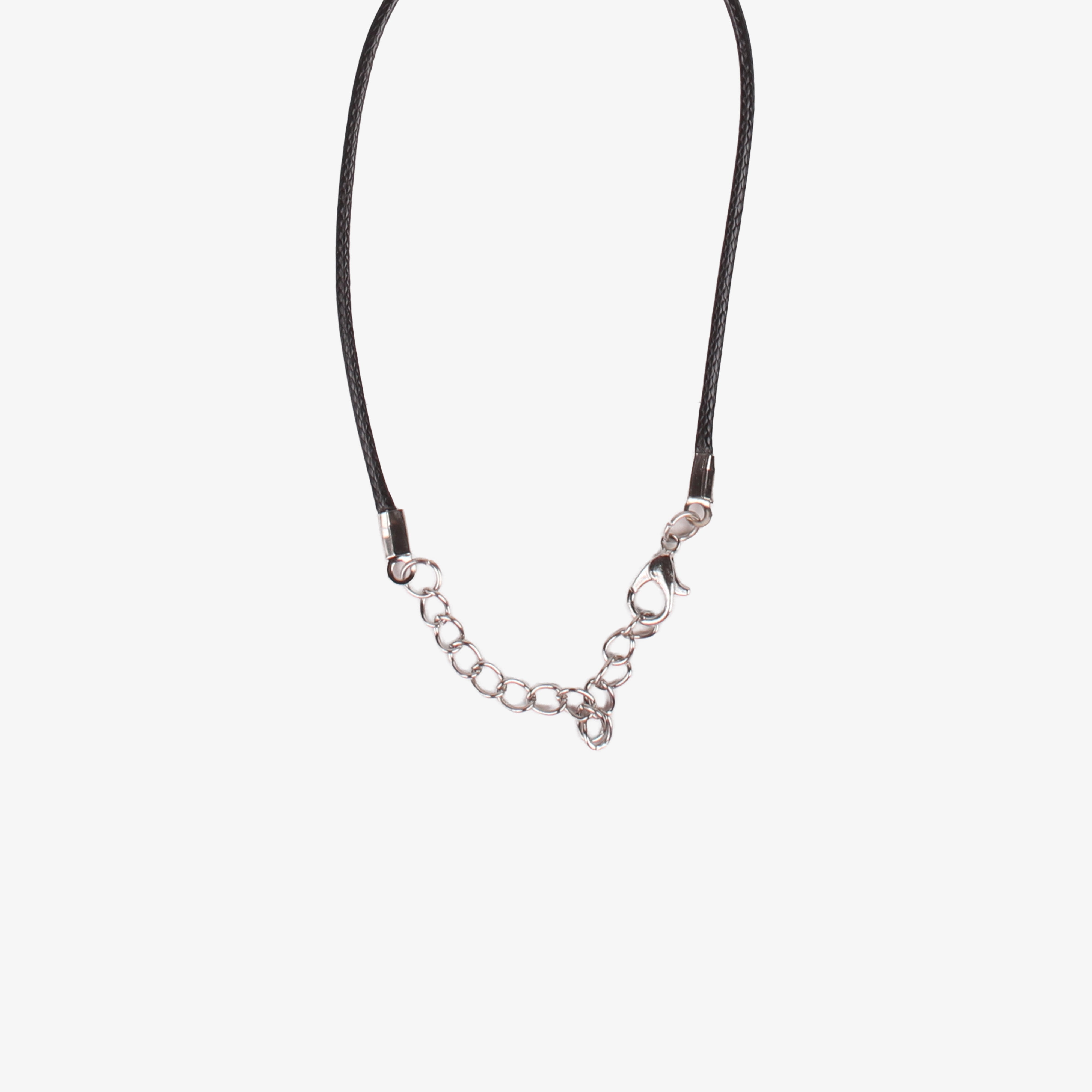 Ready-to-Wear Bracelet Cord With Clasp Black, Approx Thickness 1.5mm Length 25cm