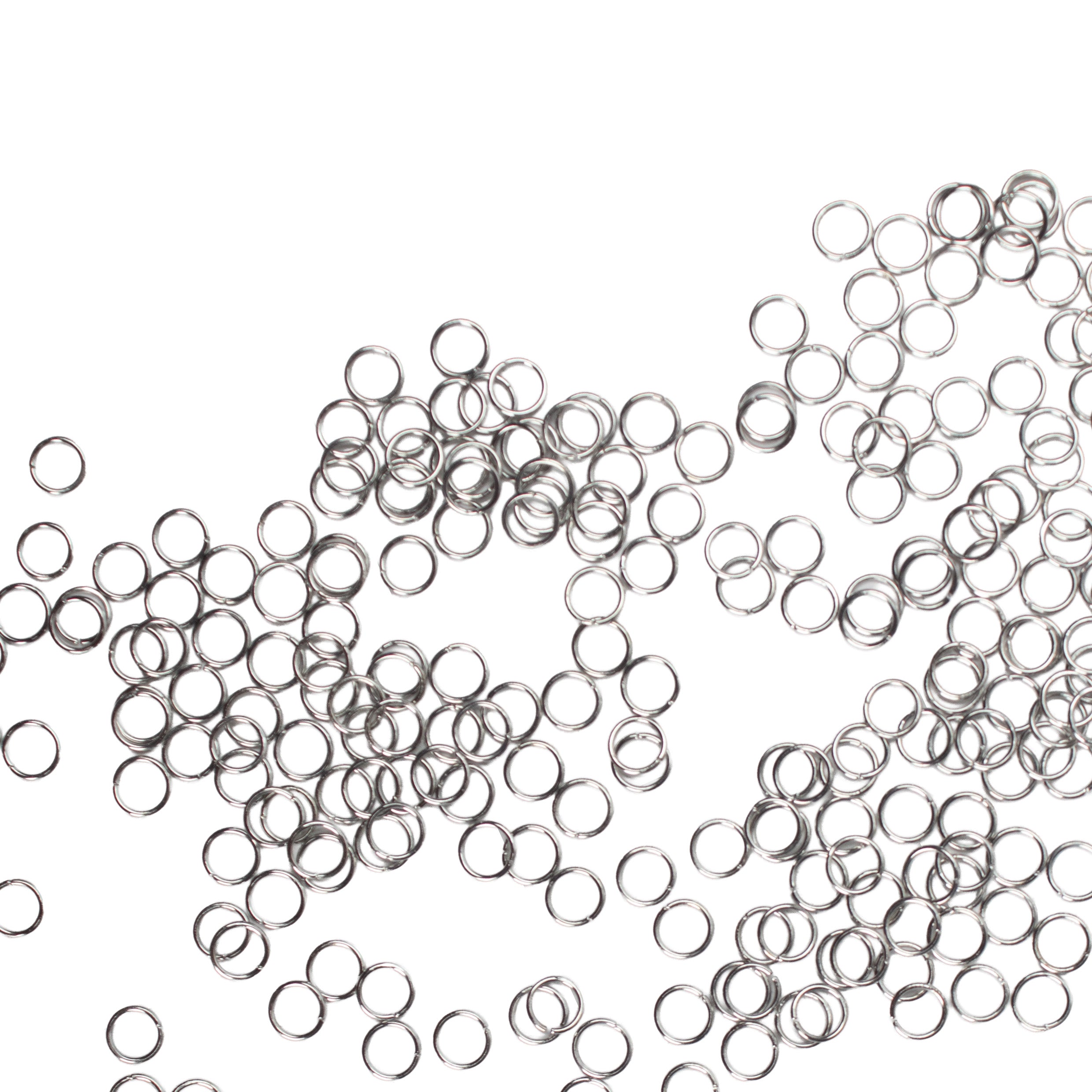 Jewellery Findings Jump Ring Open Silver 8mm 15gm