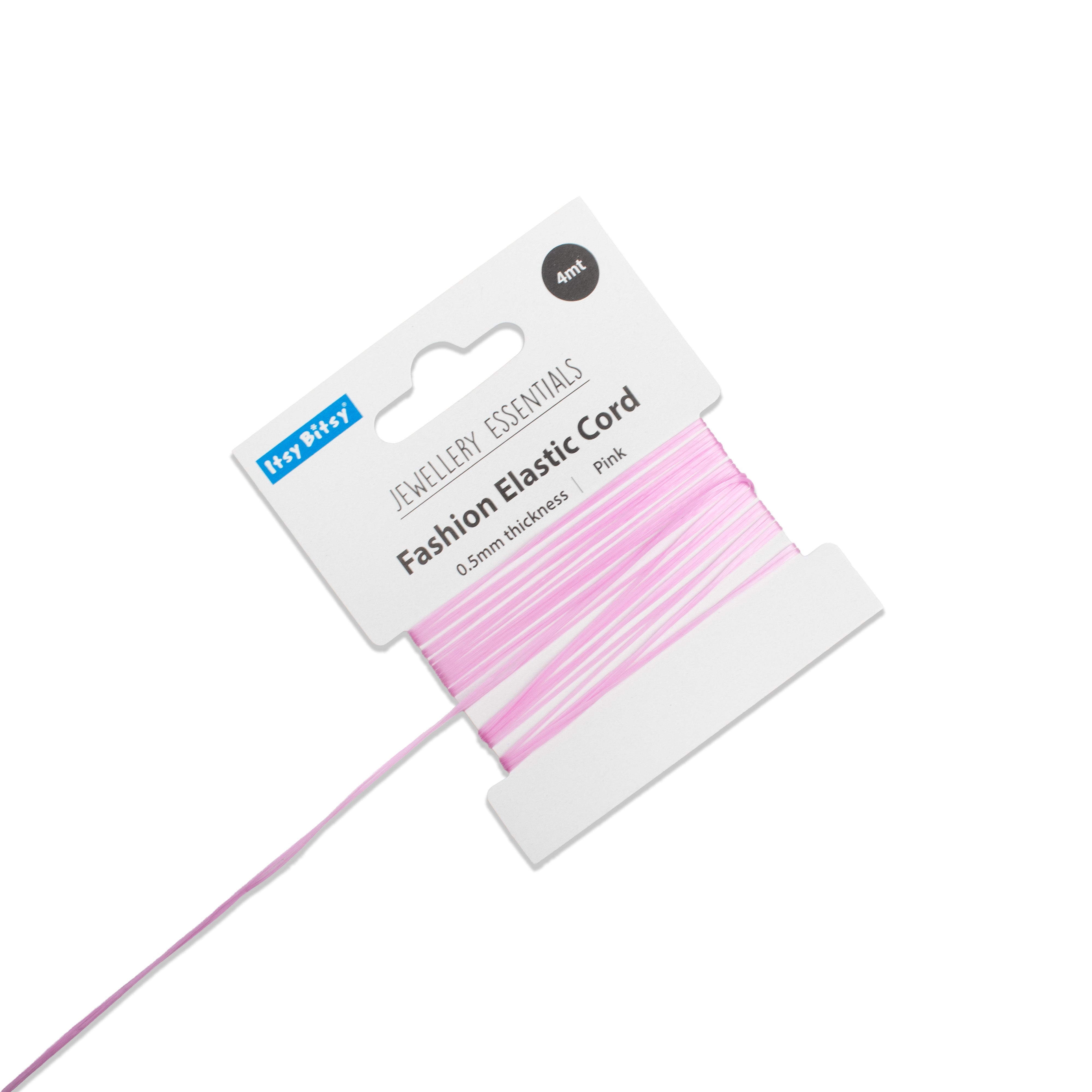 Elastic Cord Pink 0.5 mm 4mtr