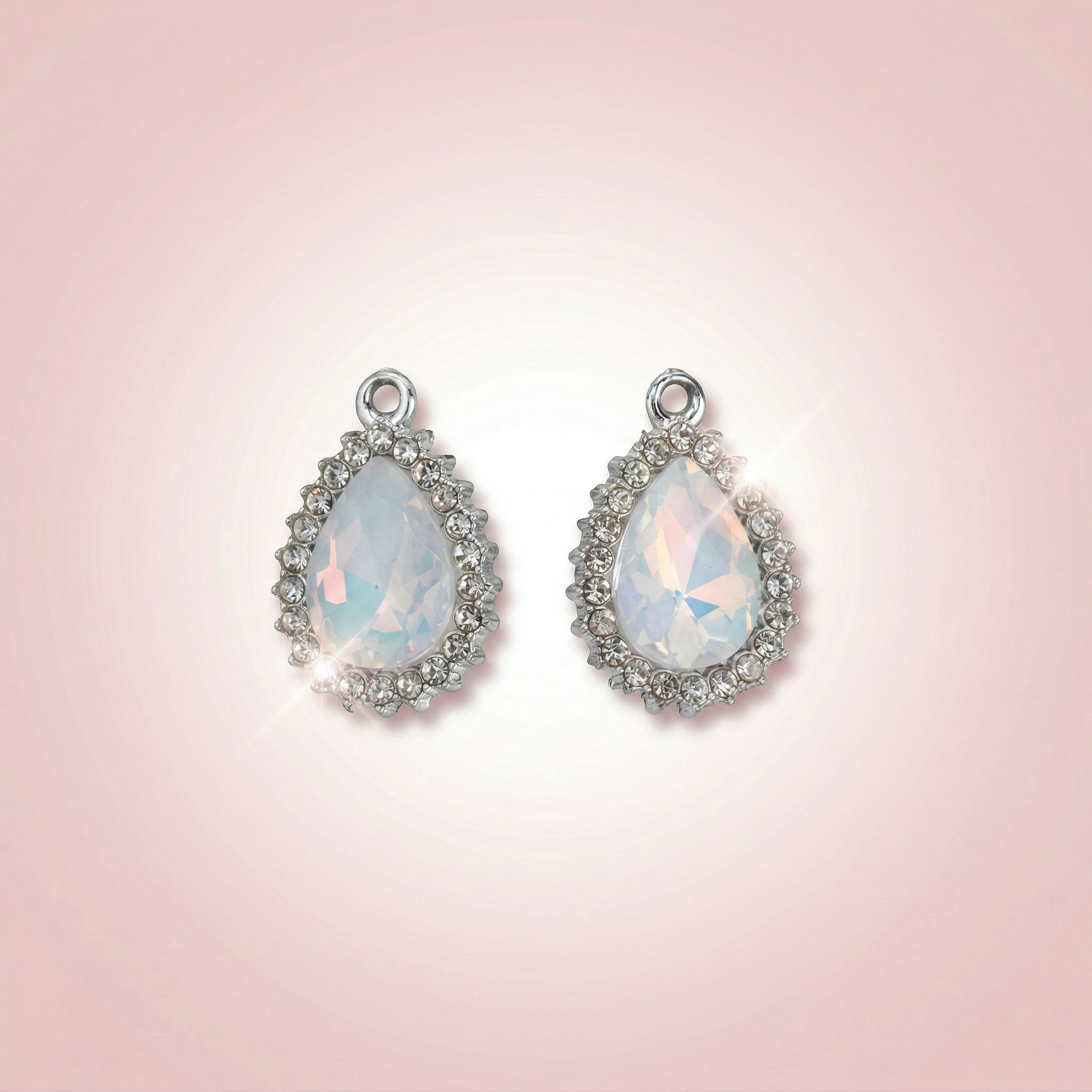 Crystal Pendant Drop Rainbow Pack of 2