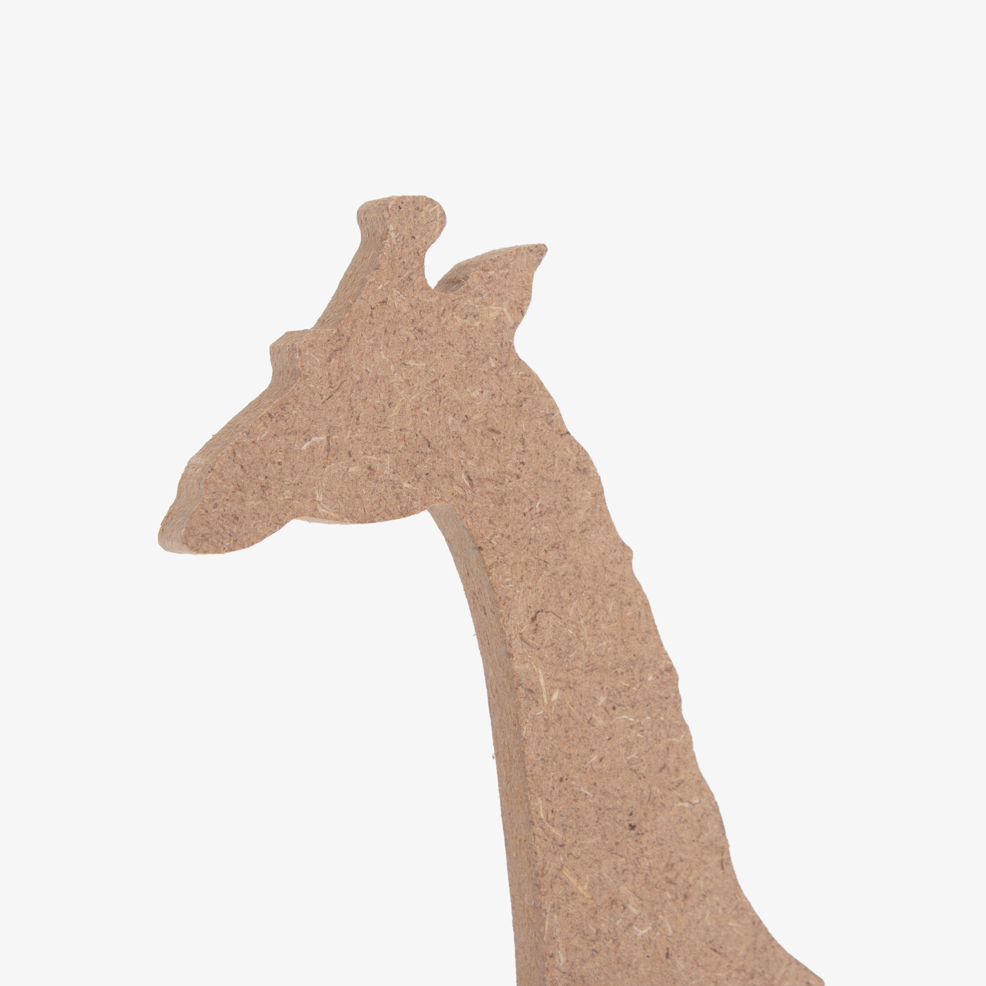 MDF Table Decor with Base Giraffe W4.25 x H8.25inch Base 4.25 x 1.25 inch Dia 5.5mm Thick 1 pc