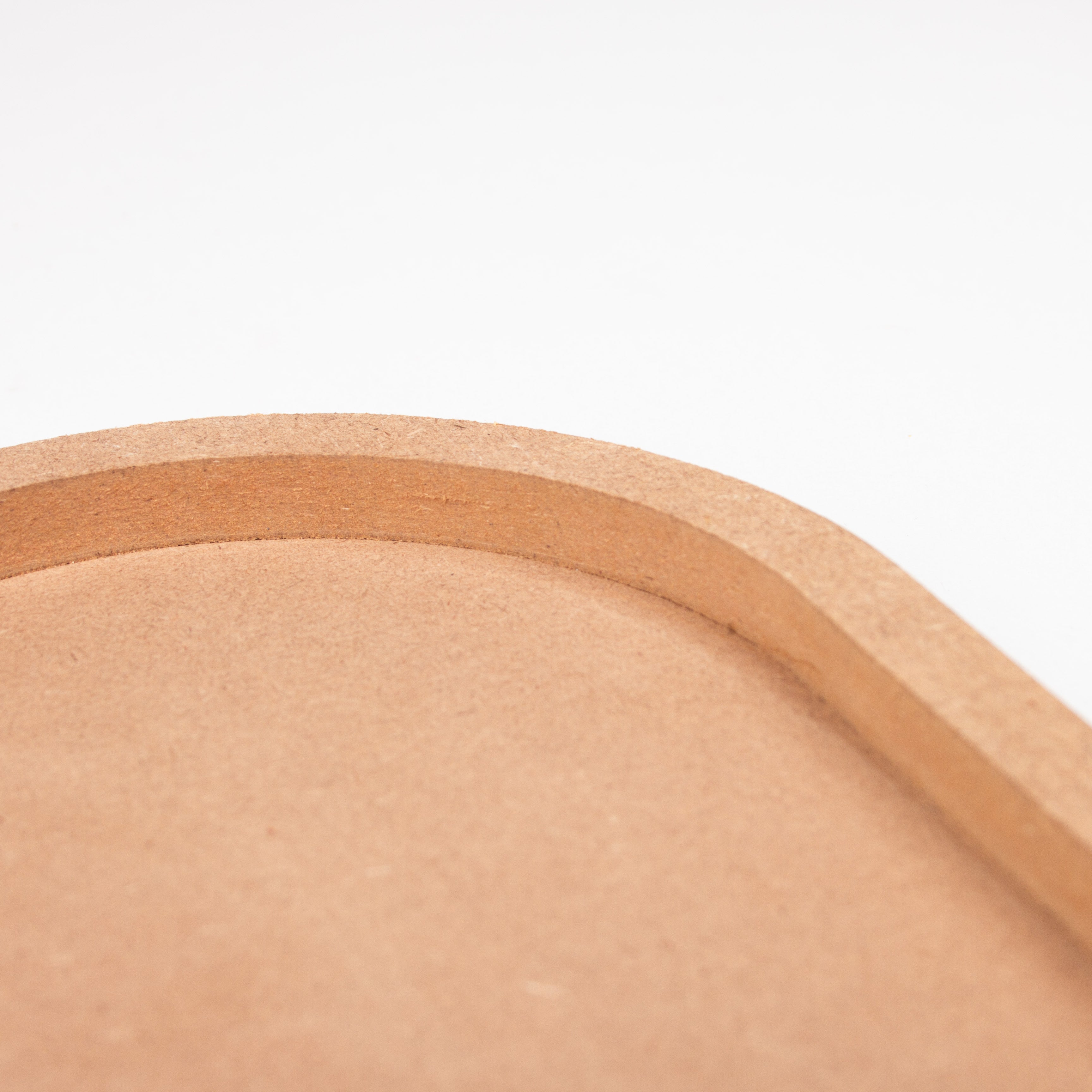 MDF Fillable Tray Oval / Oblong 10 x5inch 5.5mm Base + 11mm Depth 1 pc