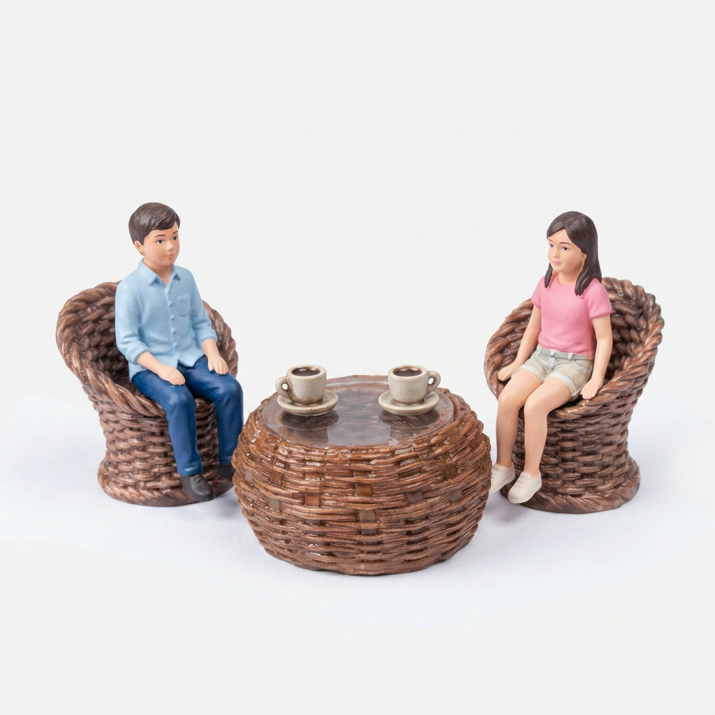 Miniatures Table Chair Set 1Set Ib