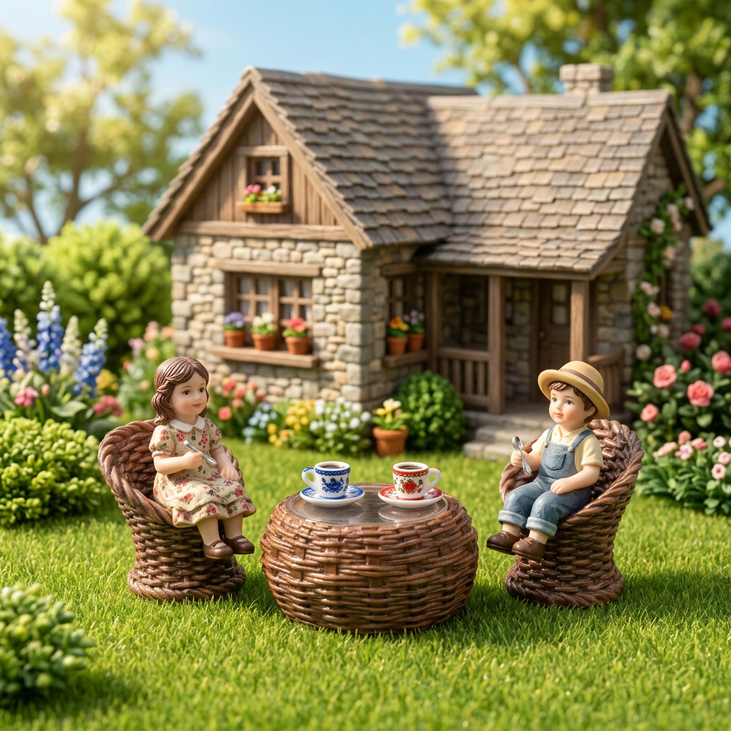 Miniatures Table Chair Set 1Set Ib