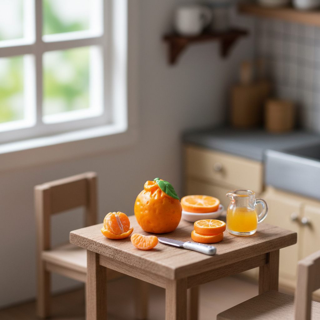 Miniature Orange 1pc
