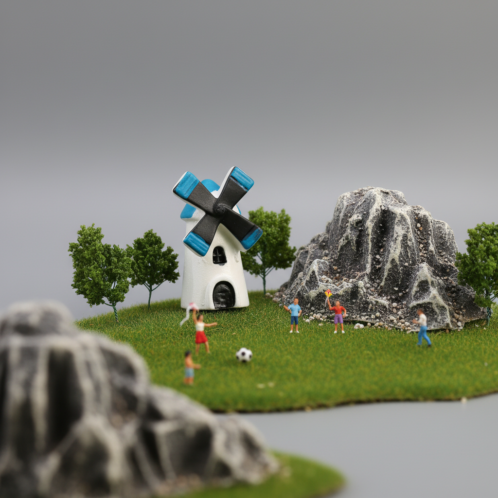 Miniature Windmill House 1pc