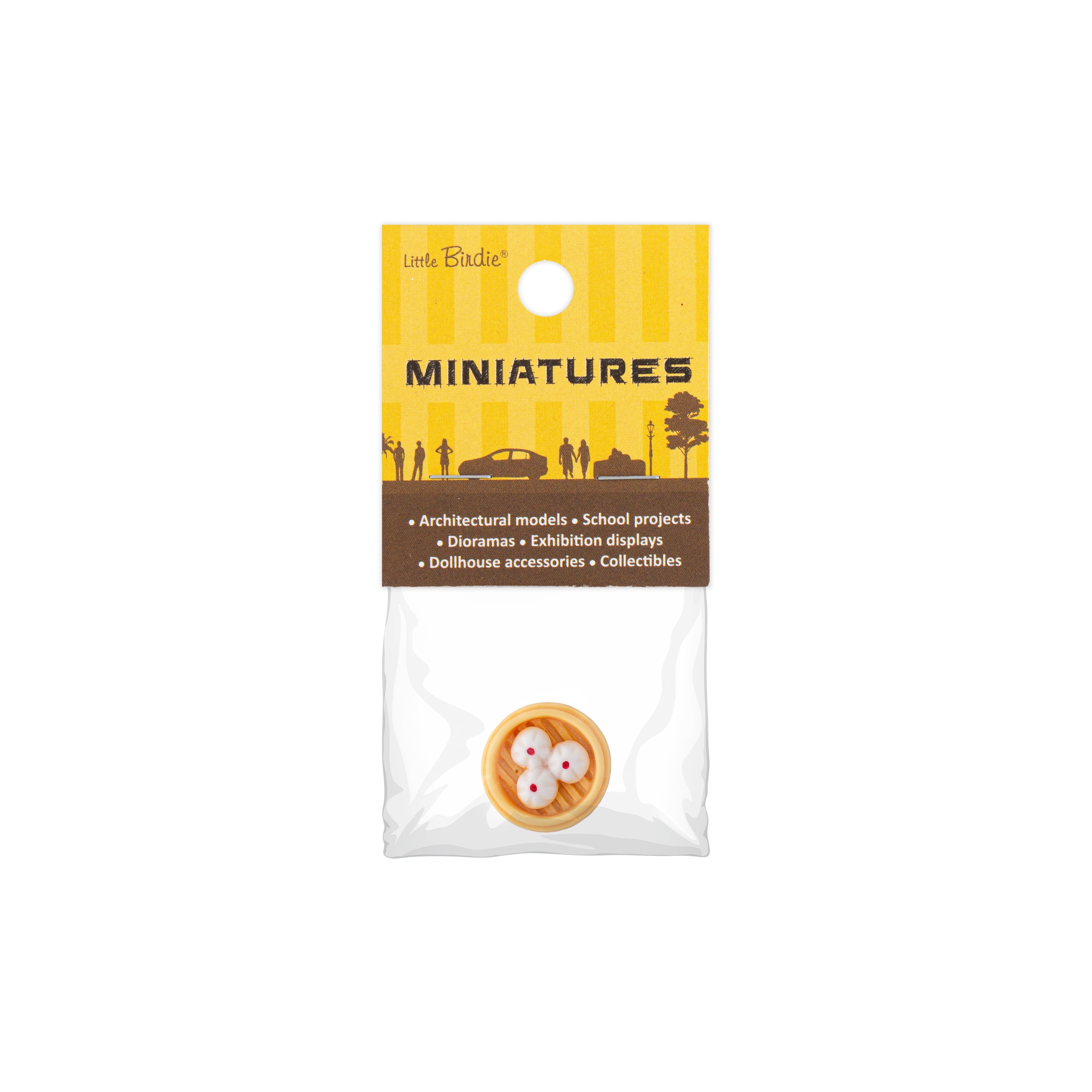 Resin Miniature Dim Sum 1pc