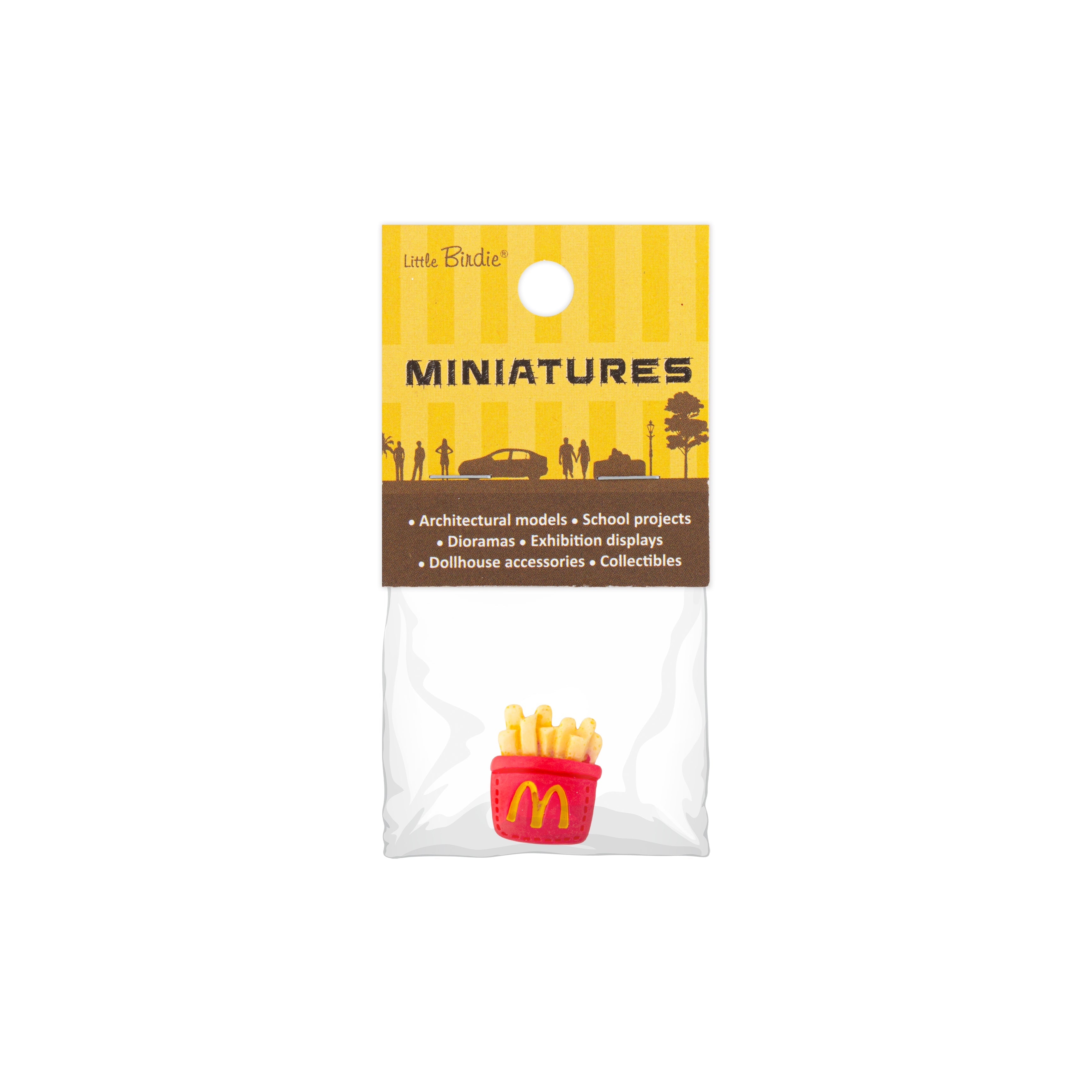 Resin Miniature Finger Chips 1pc