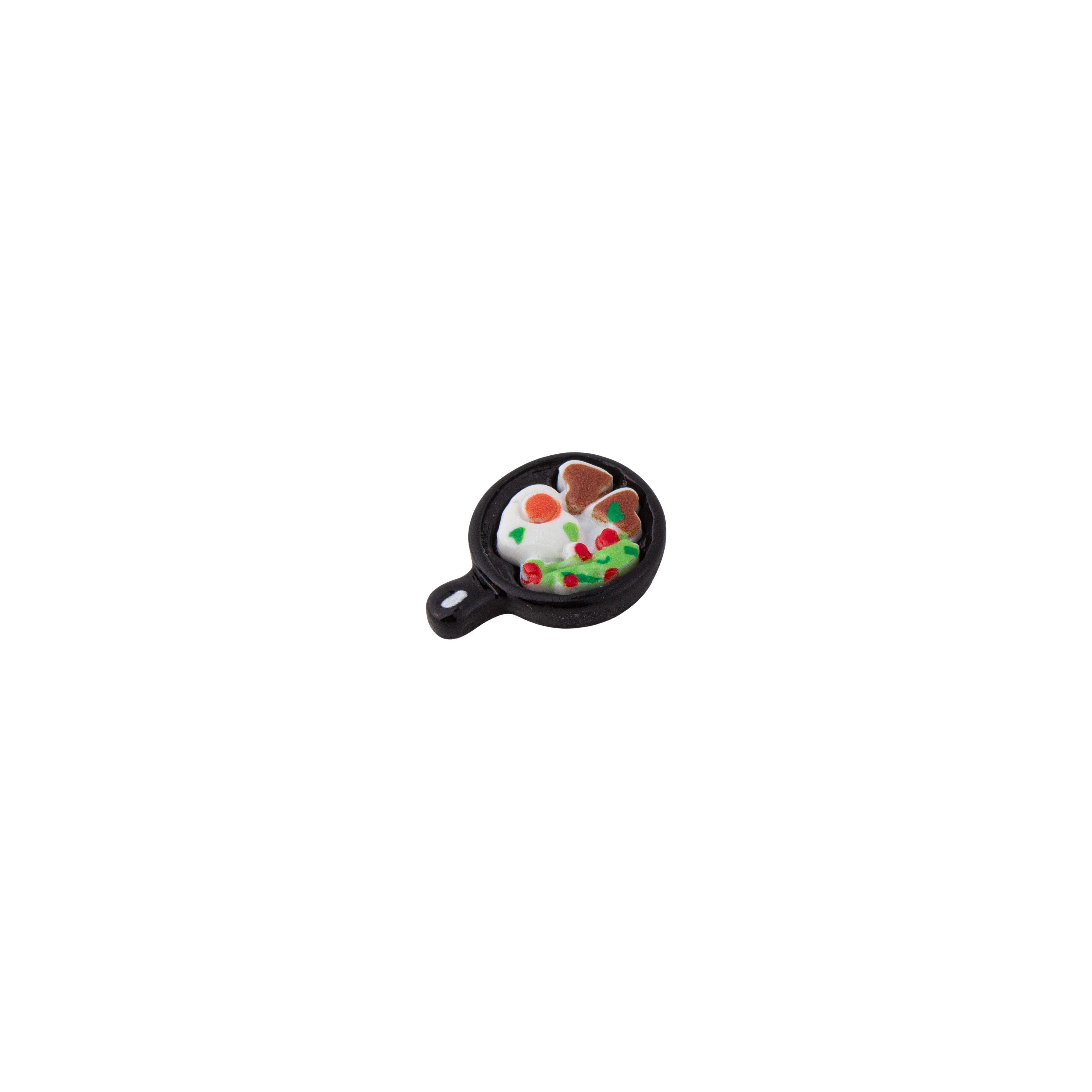 Resin Miniature Frying Pan 1pc