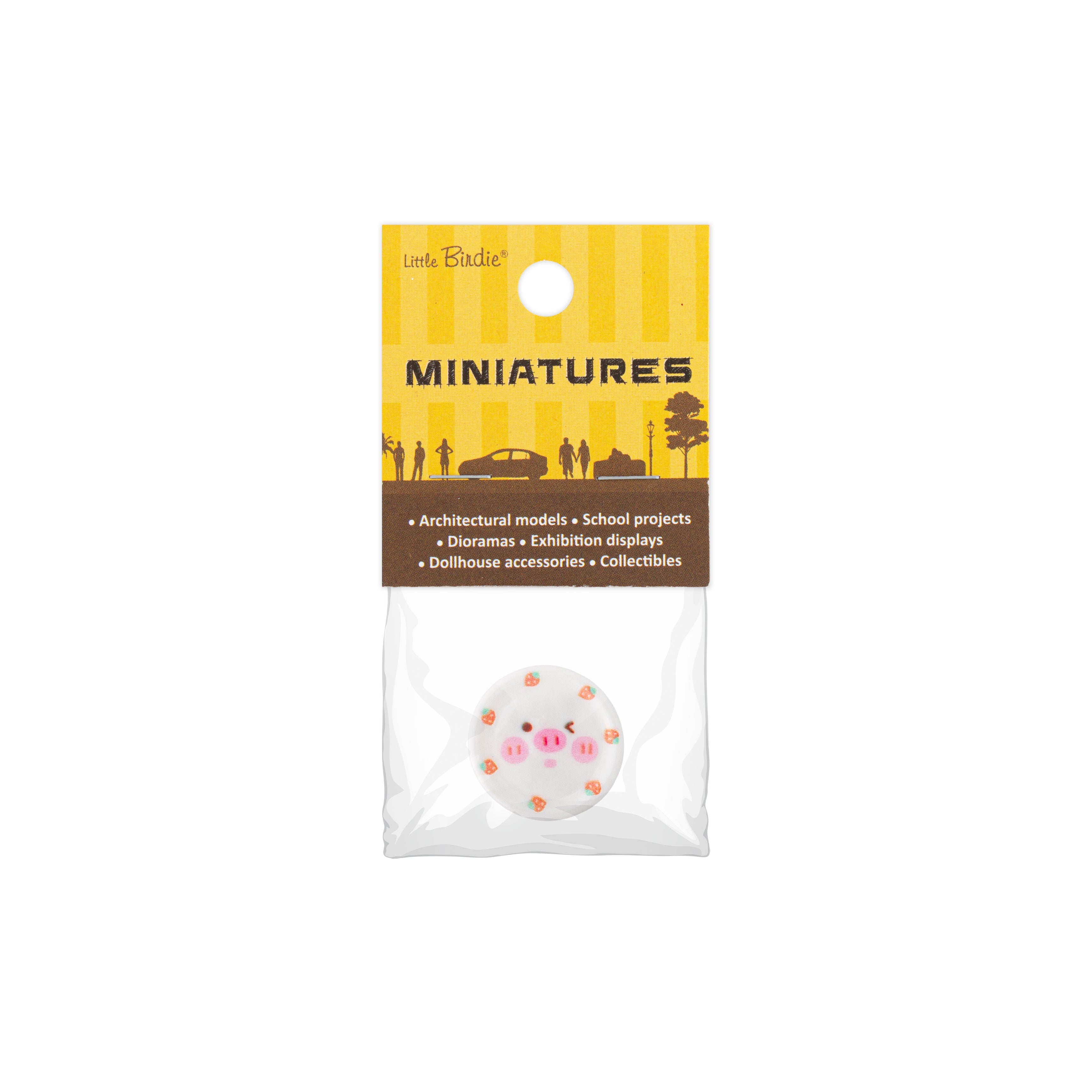 Resin Miniature Plate 1pc