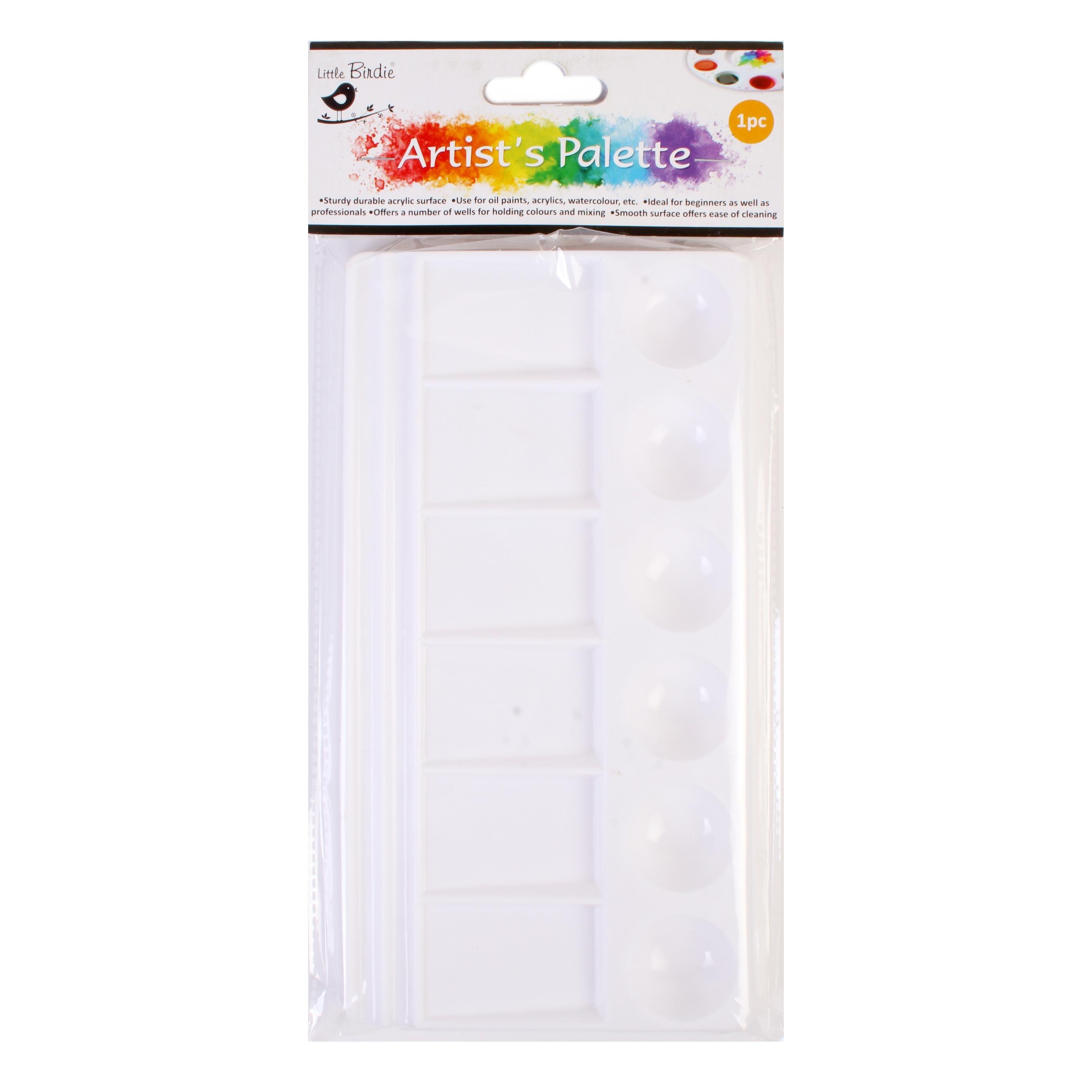 Artist Colour Mixing Palette Rectangle 12 Wells 7.25 X 4Inch 1Pc Ib
