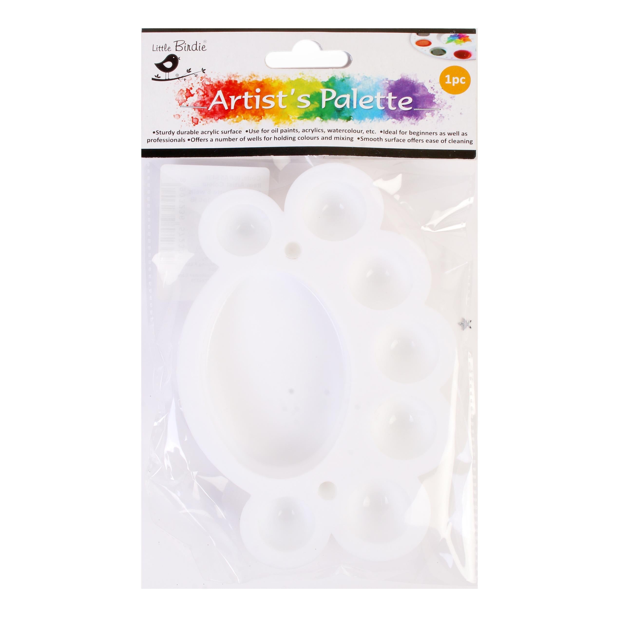 Artist Colour Mixing Palette 8 Wells 5.5 X 3.75Inch 1Pc Ib