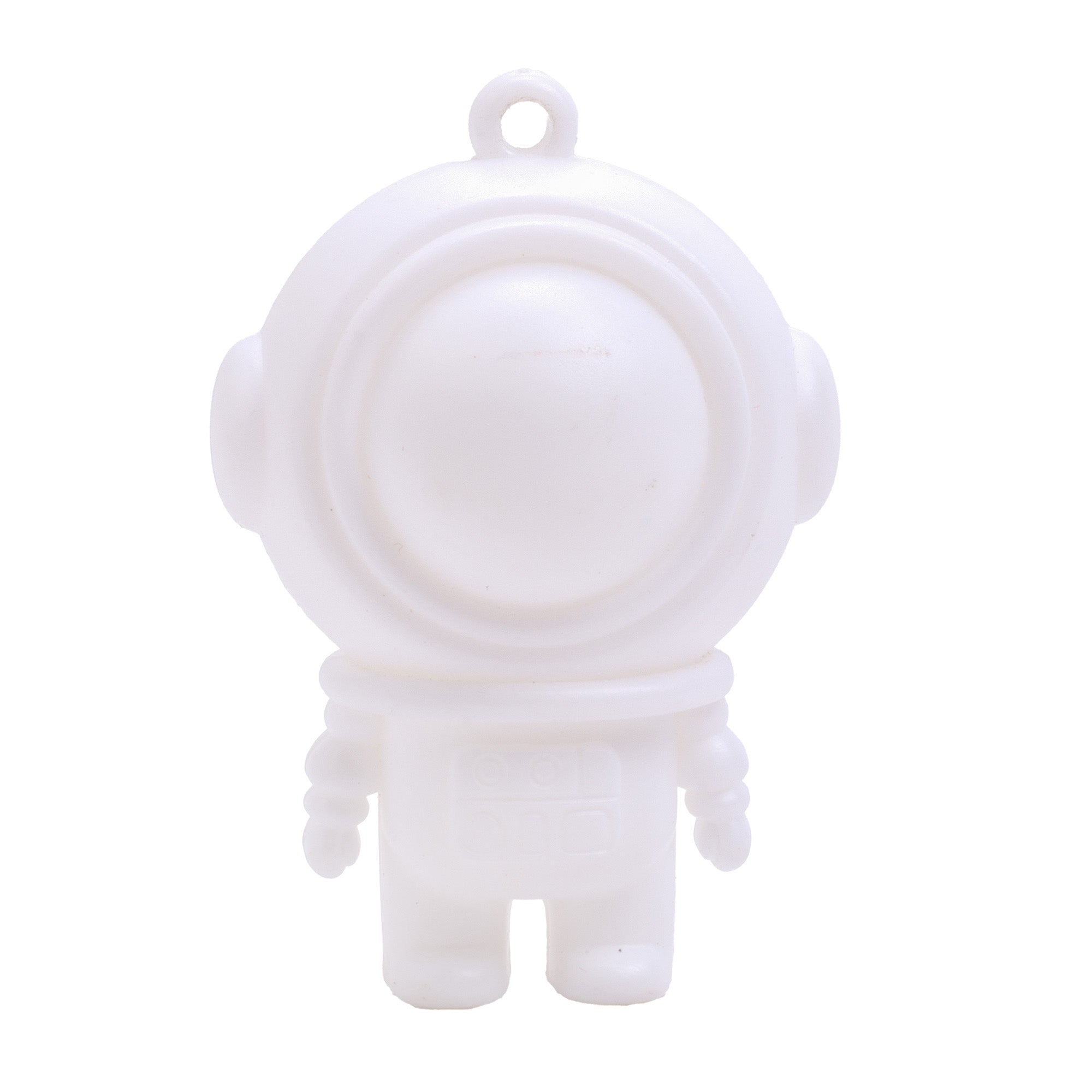 Paint And Play Create Your Own 3D keychain with Acrylic Paint and Brush Space Man 4inch 1pc