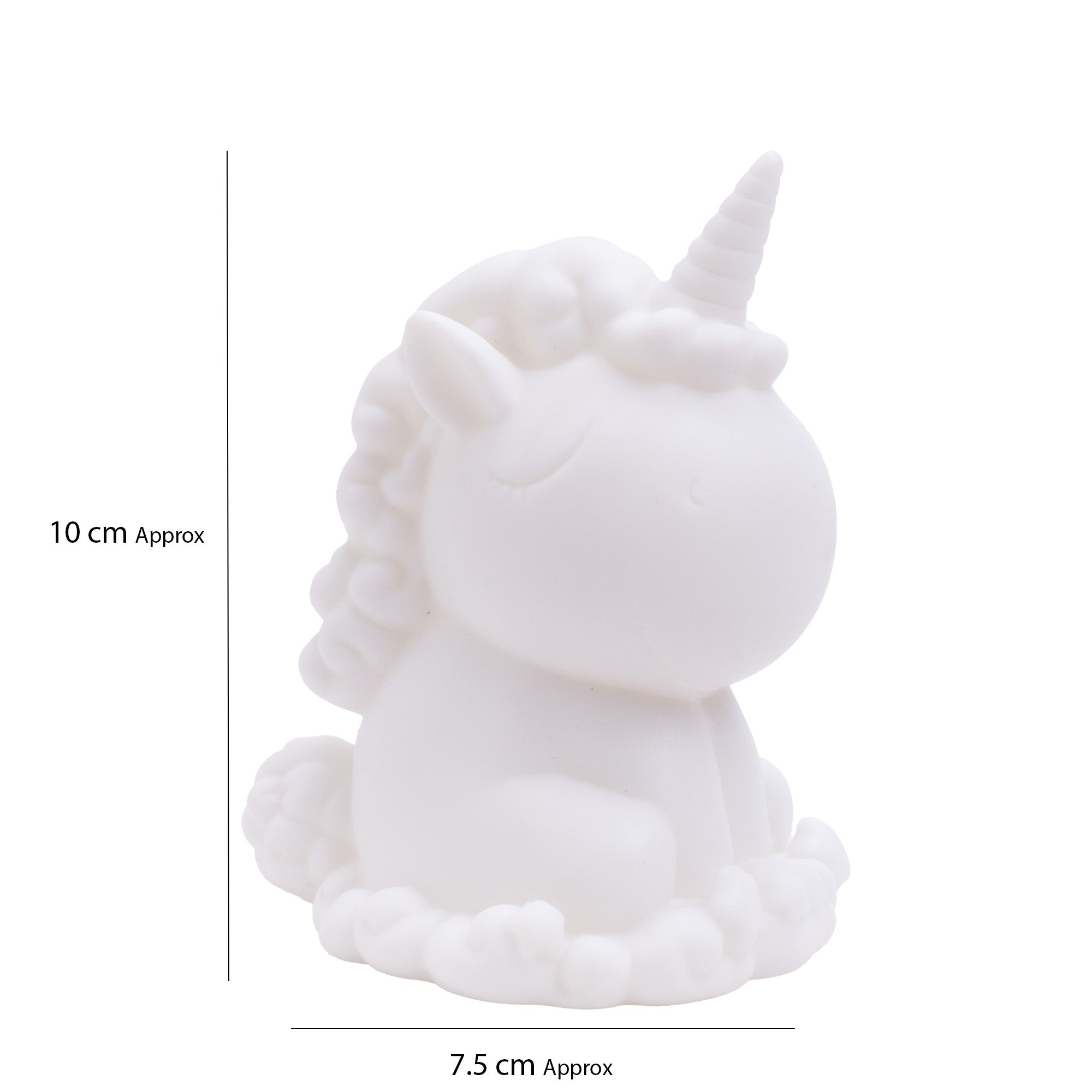 Paint And Play Create Your Own 3D Table Decor with Acrylic Paint and Brush Unicorn 4inch