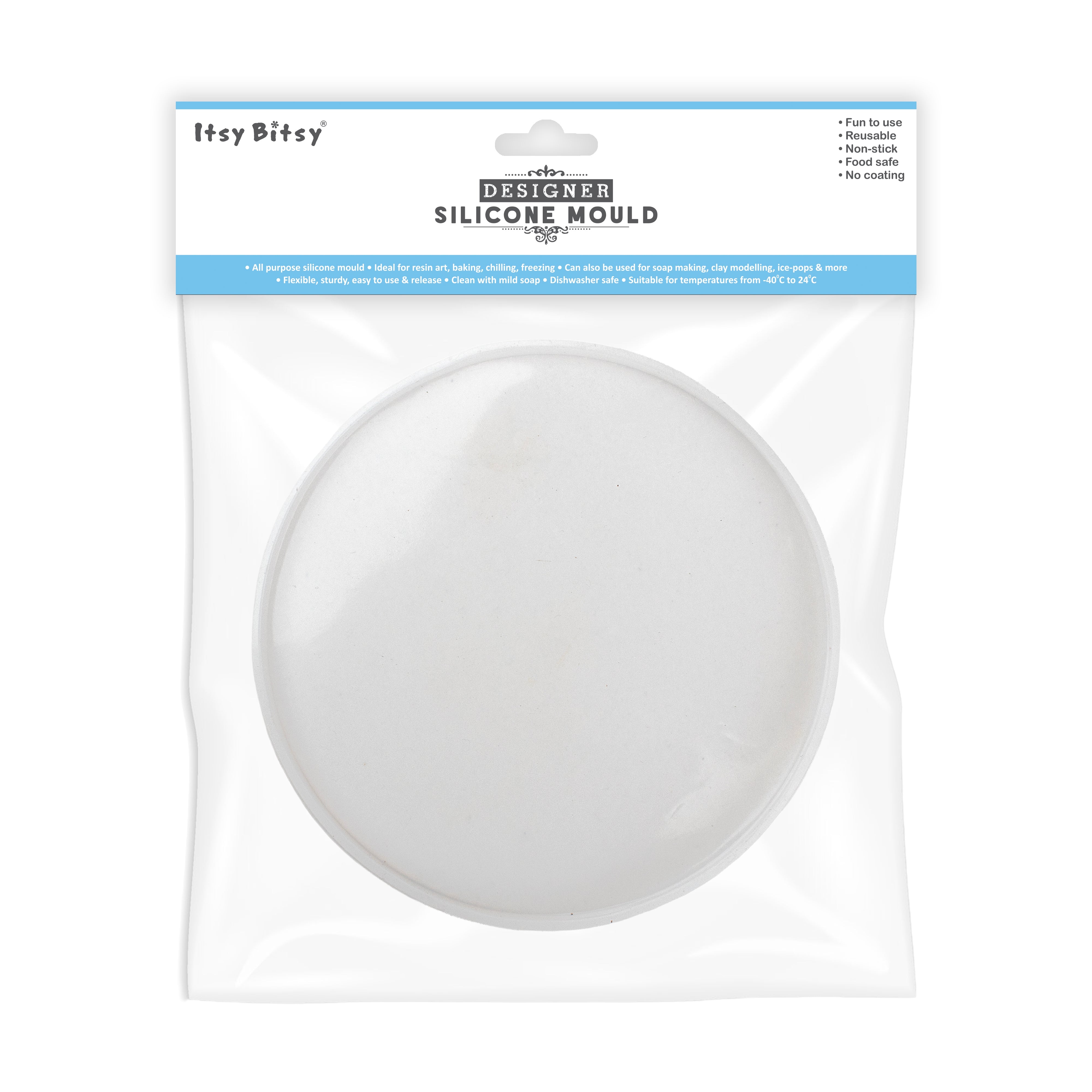 Silicone Mould Round Dia 5Inch X D8mm 1pc