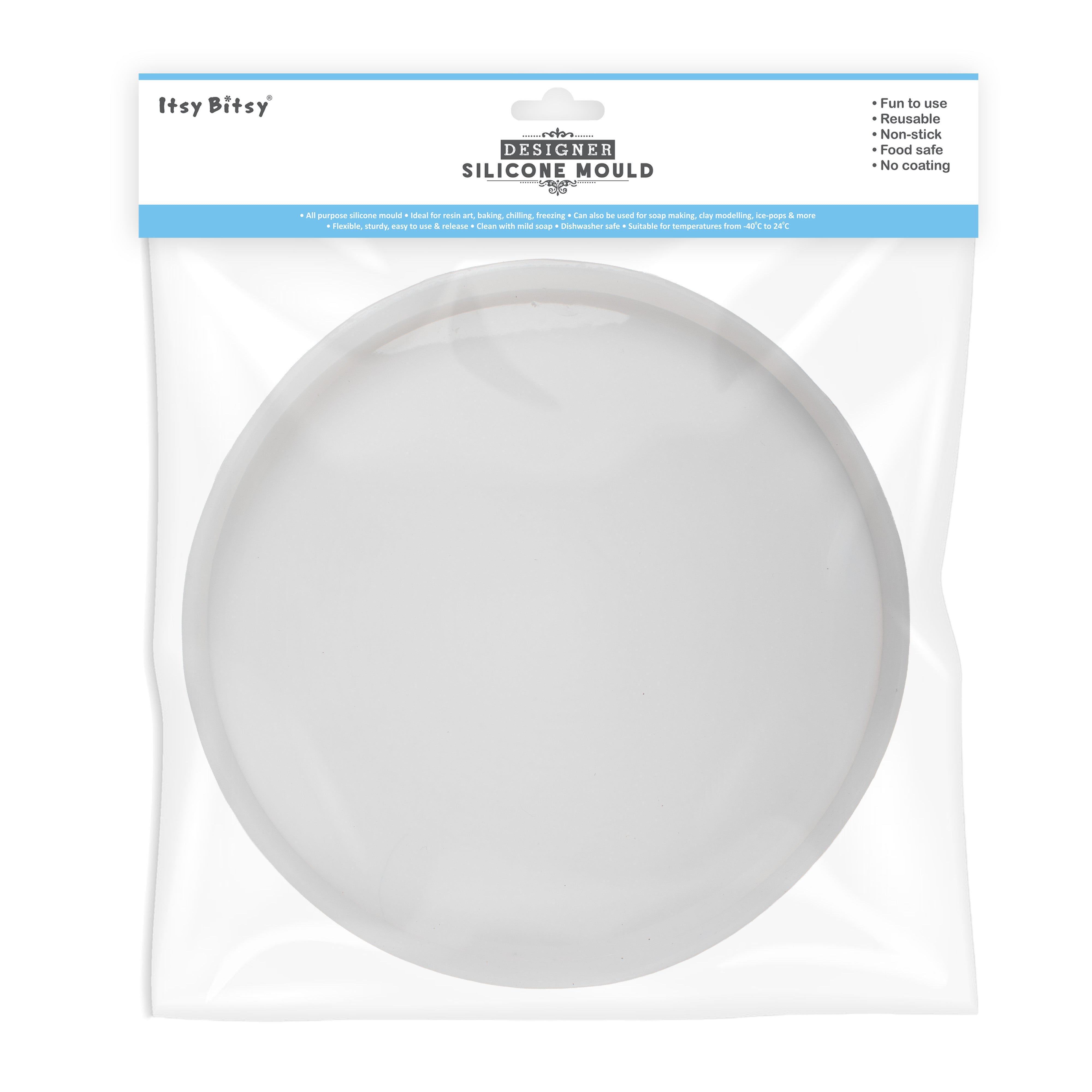 Silicone Mould Round Dia 10Inch X D15mm 1pc
