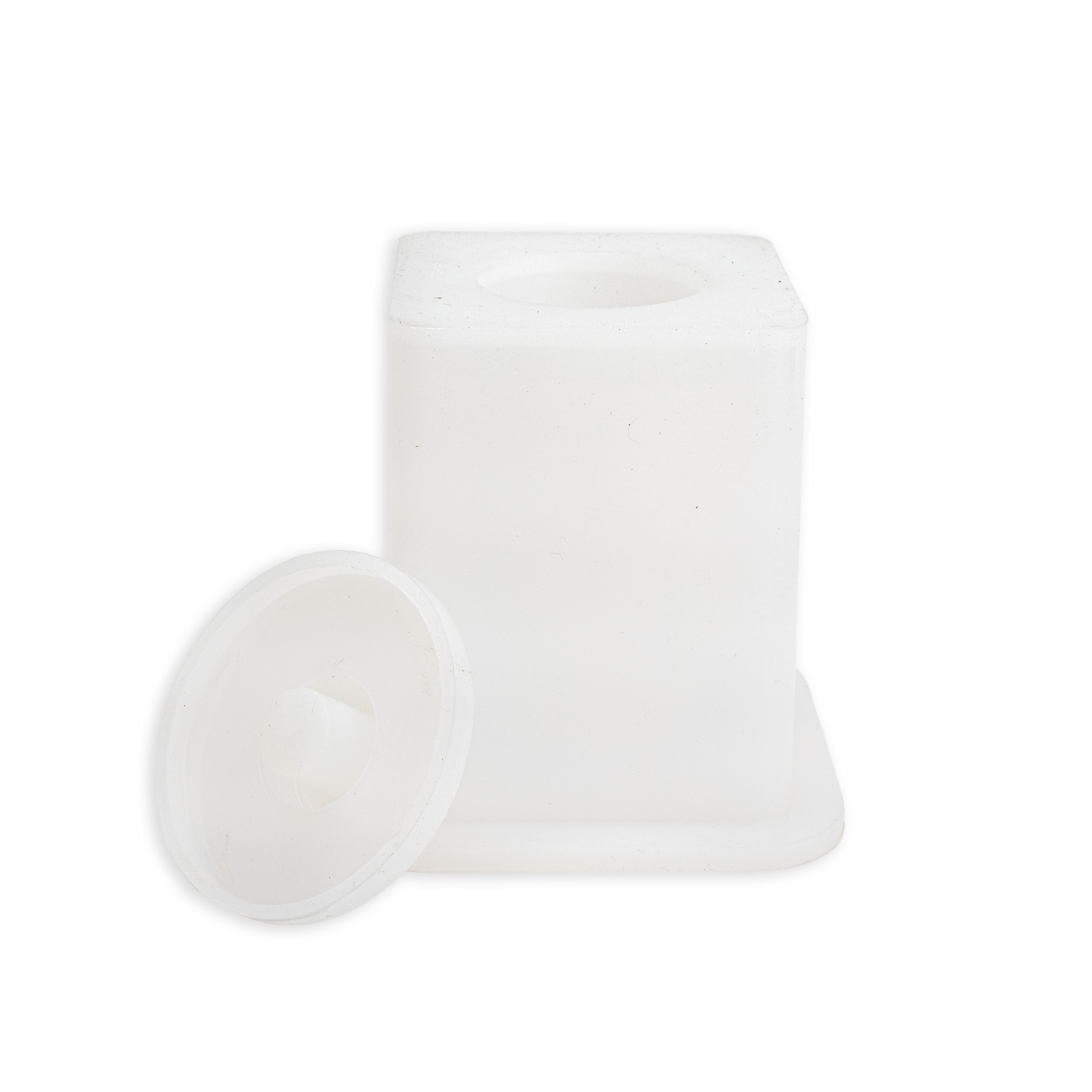 Silicone Mould Dispenser Bottle Without Pump Square 10 X 8cm X D10cm 1pc