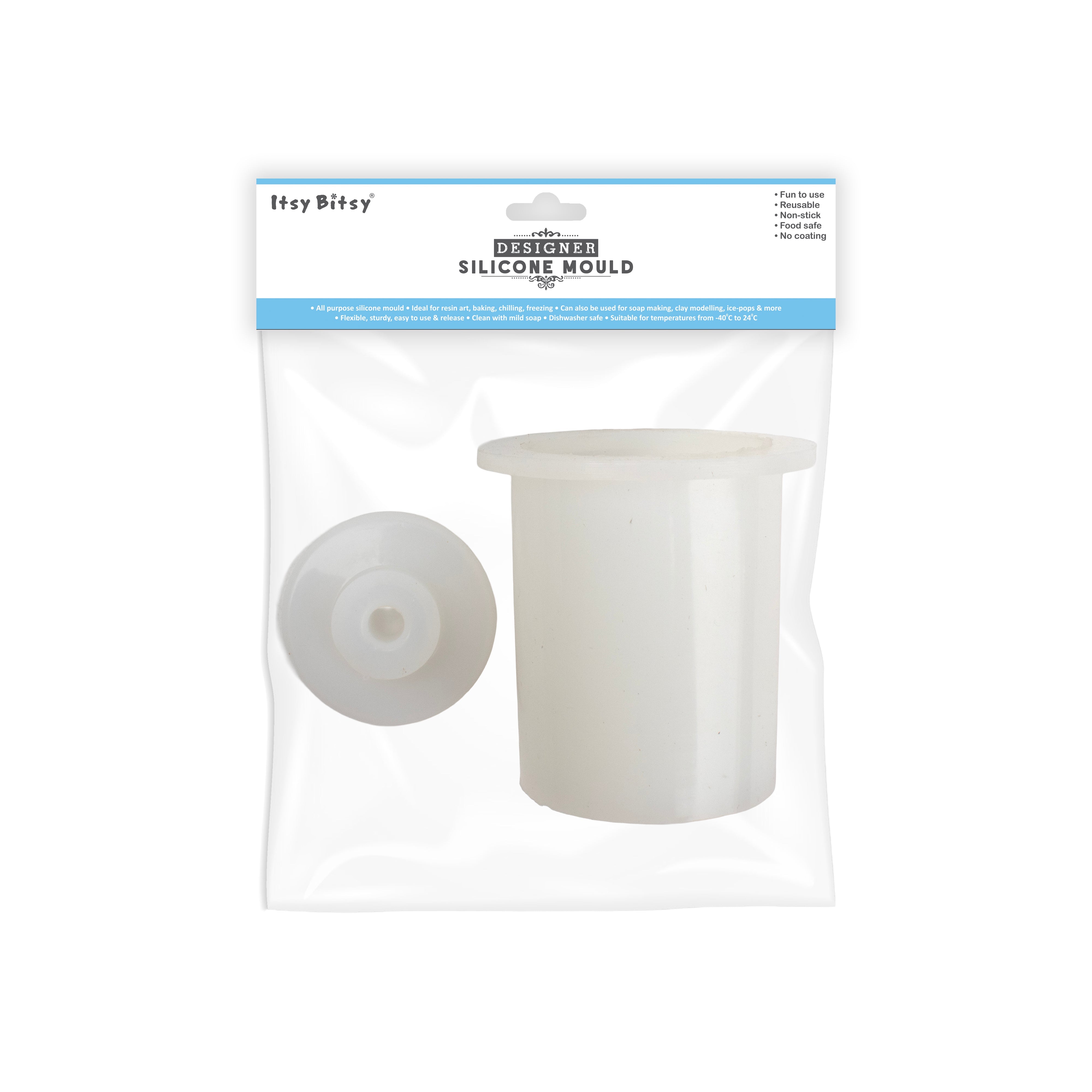 Silicone Mould Dispenser Bottle Without Pump Round 10 X 8cm X D10cm 1pc