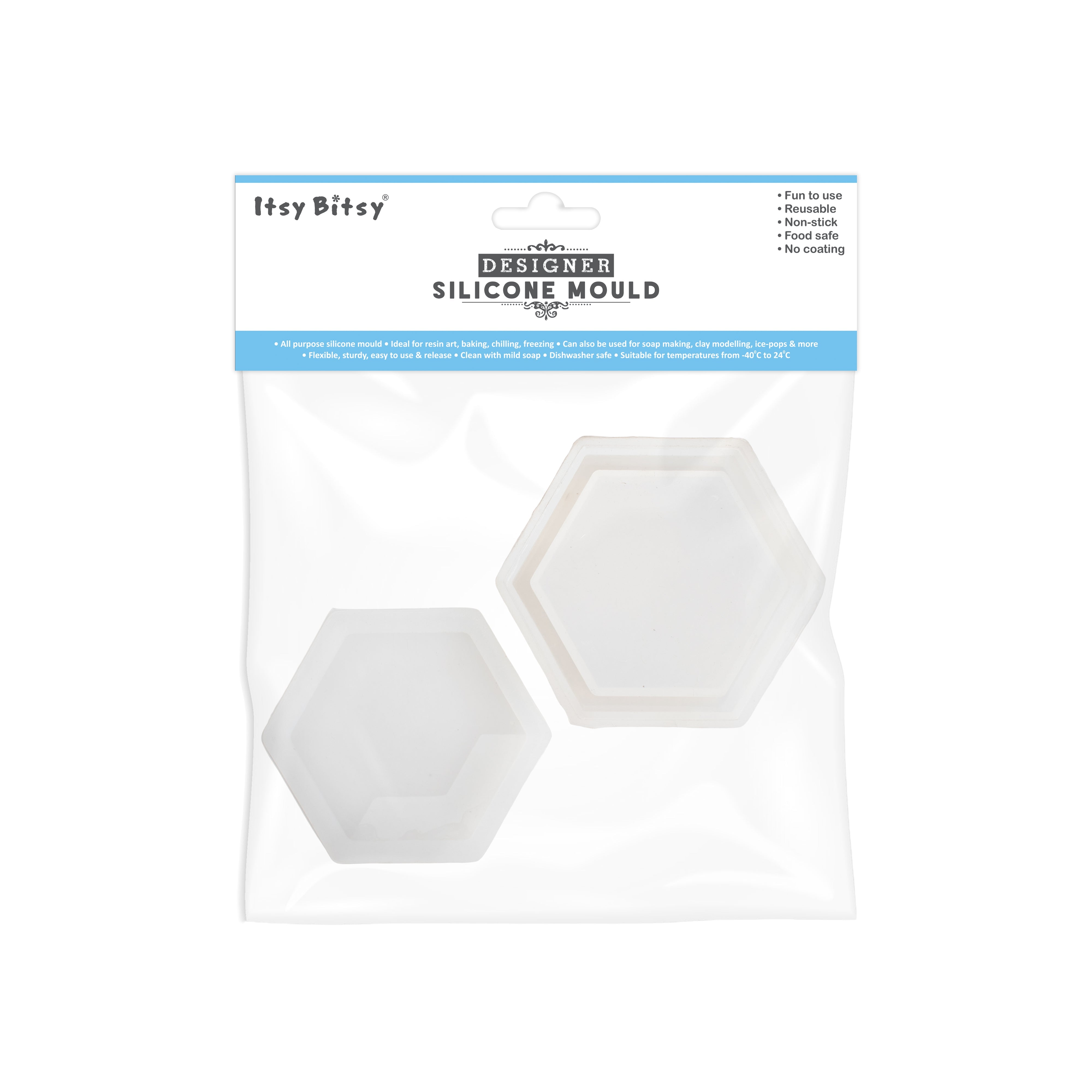 Silicone Mould Hexagon Gift Box 8 X 9cm X D40mm 1pc