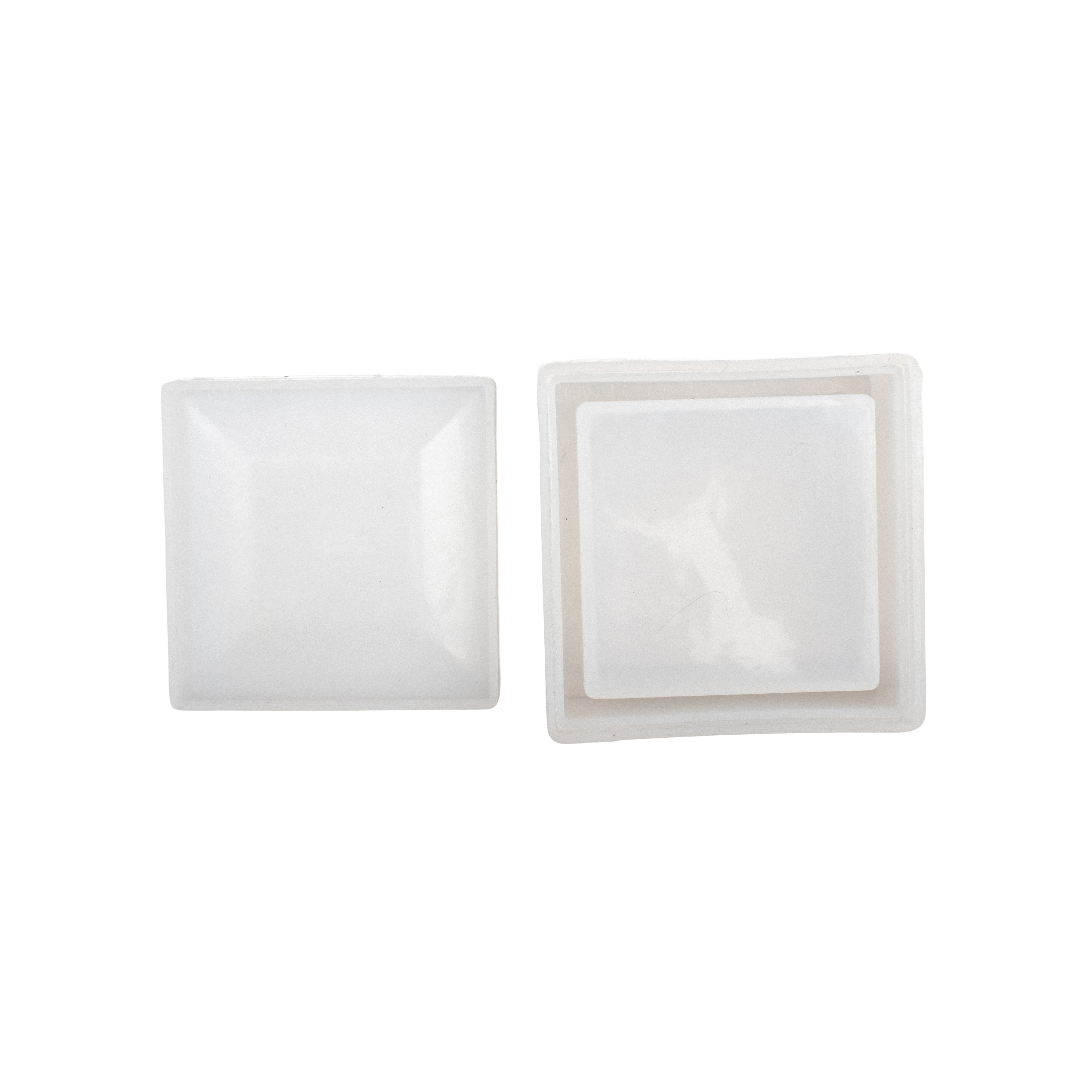 Silicone Mould Square Gift Box 7.5 X 7.4cm X D1.2cm 1pc