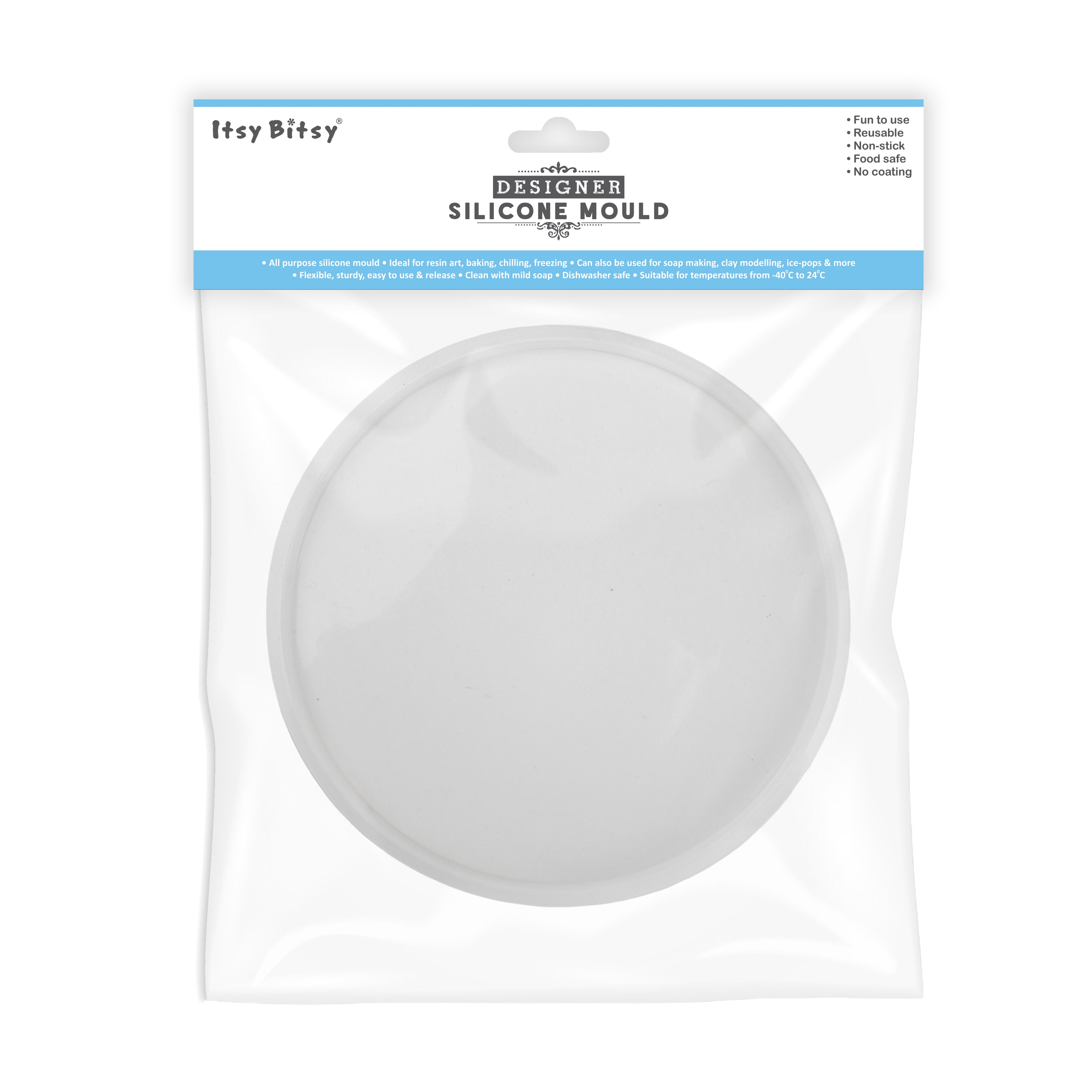 Silicone Mould Round Dia 6Inch X D8mm 1pc