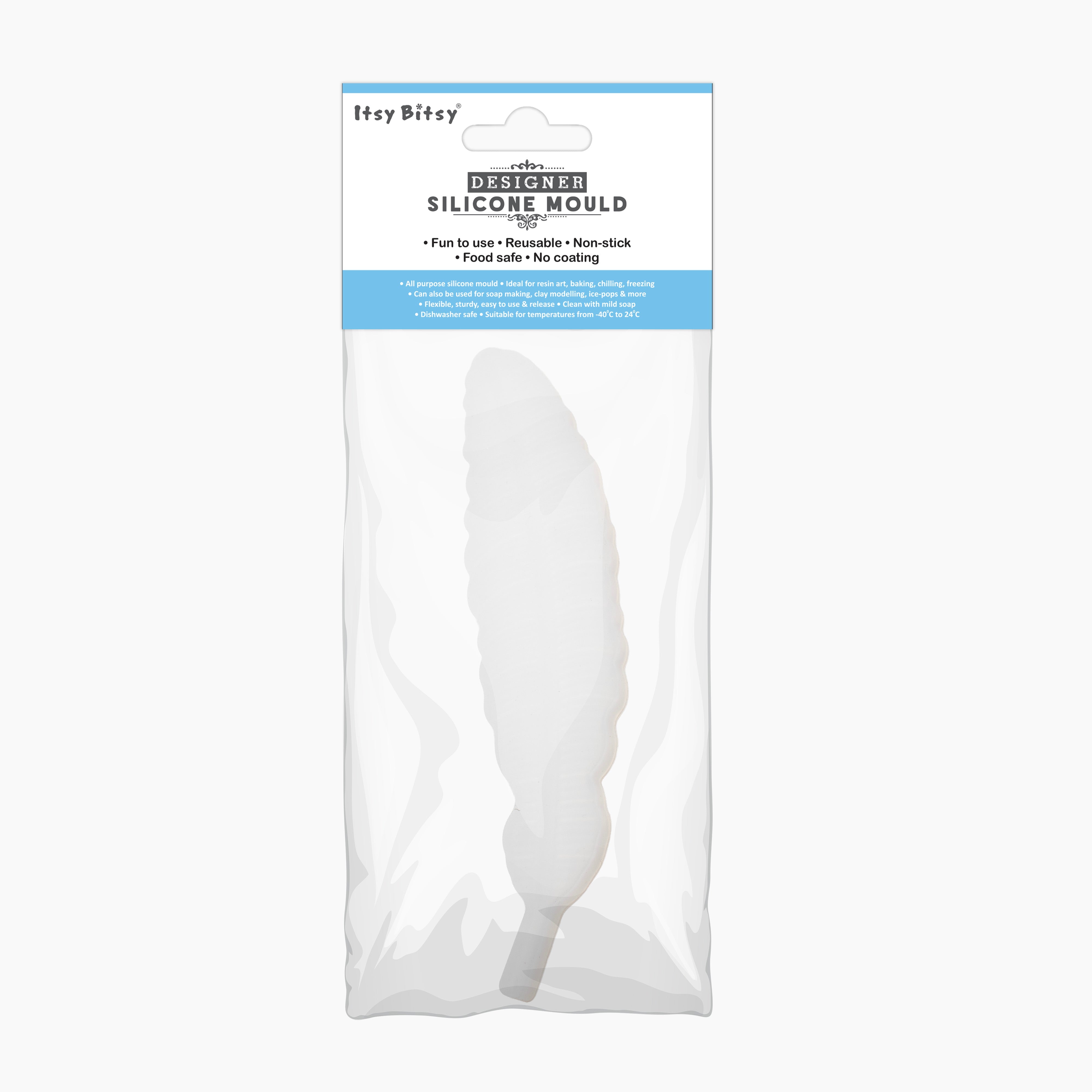 Silicone Mould Feather 15 X 3cm X D3mm 1pc