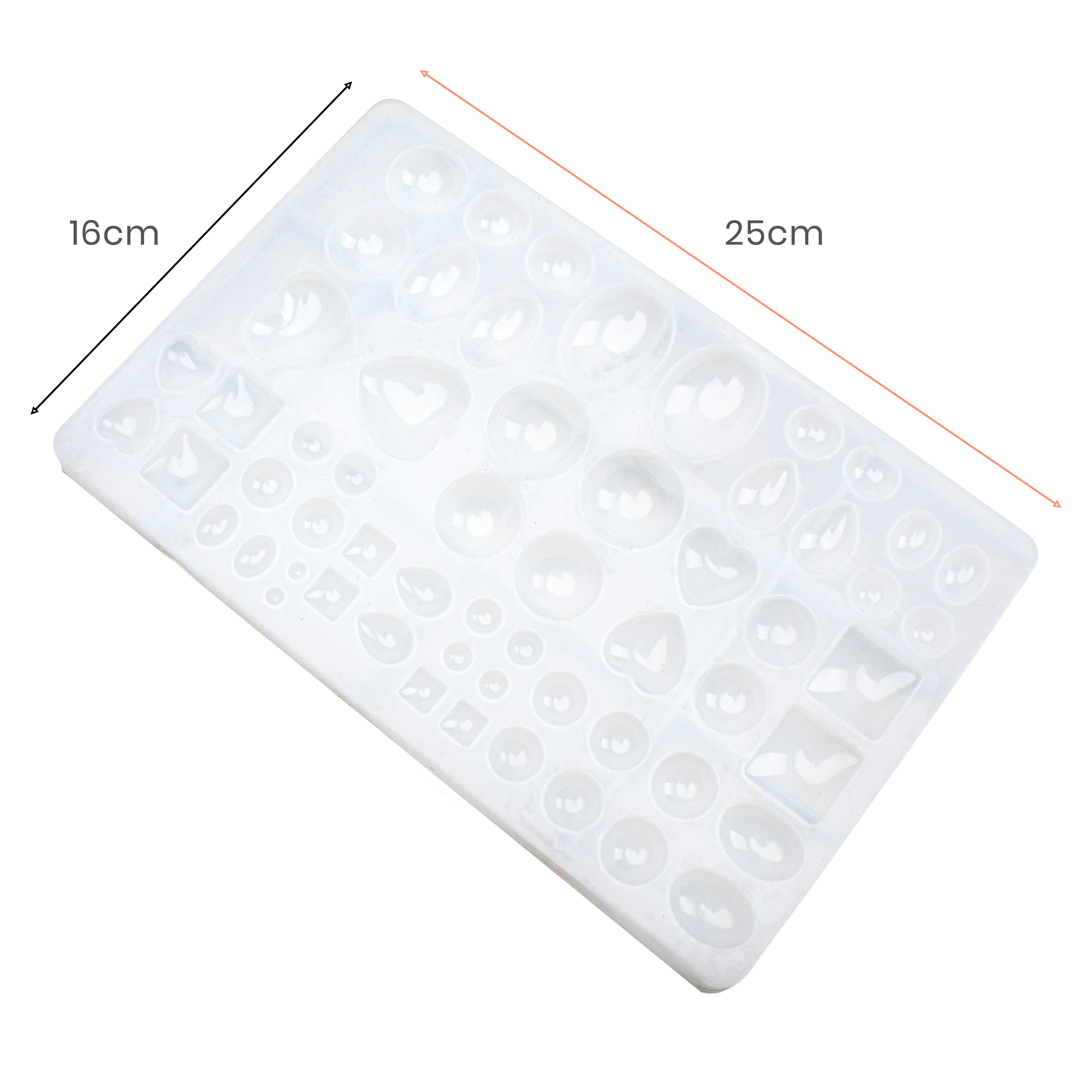 Silicone Mould Assorted Pendants 25 X 16cm X D5mm 1pc