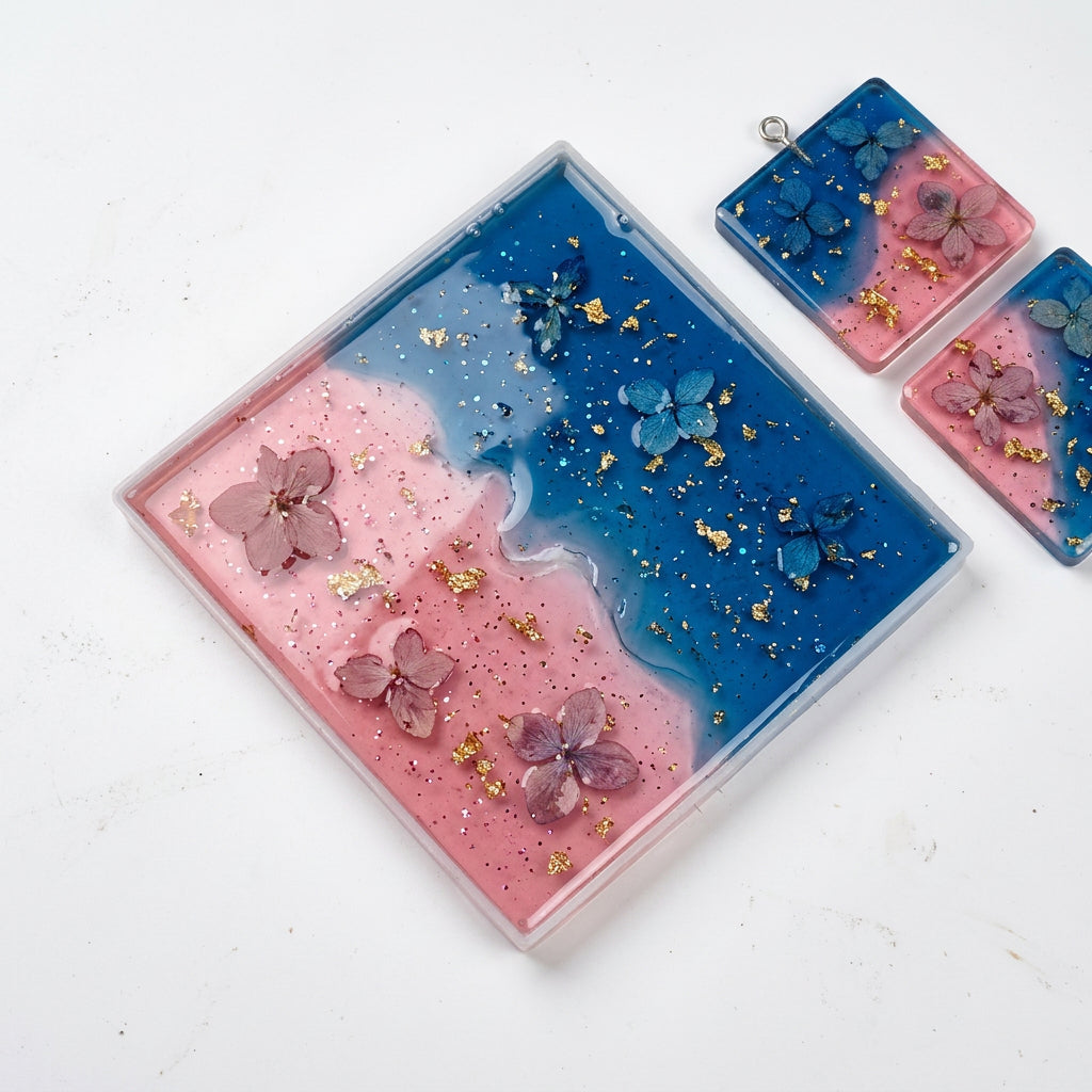 Silicone Mould Square Plain Mould 12 X 12Inch X D10mm 1pc