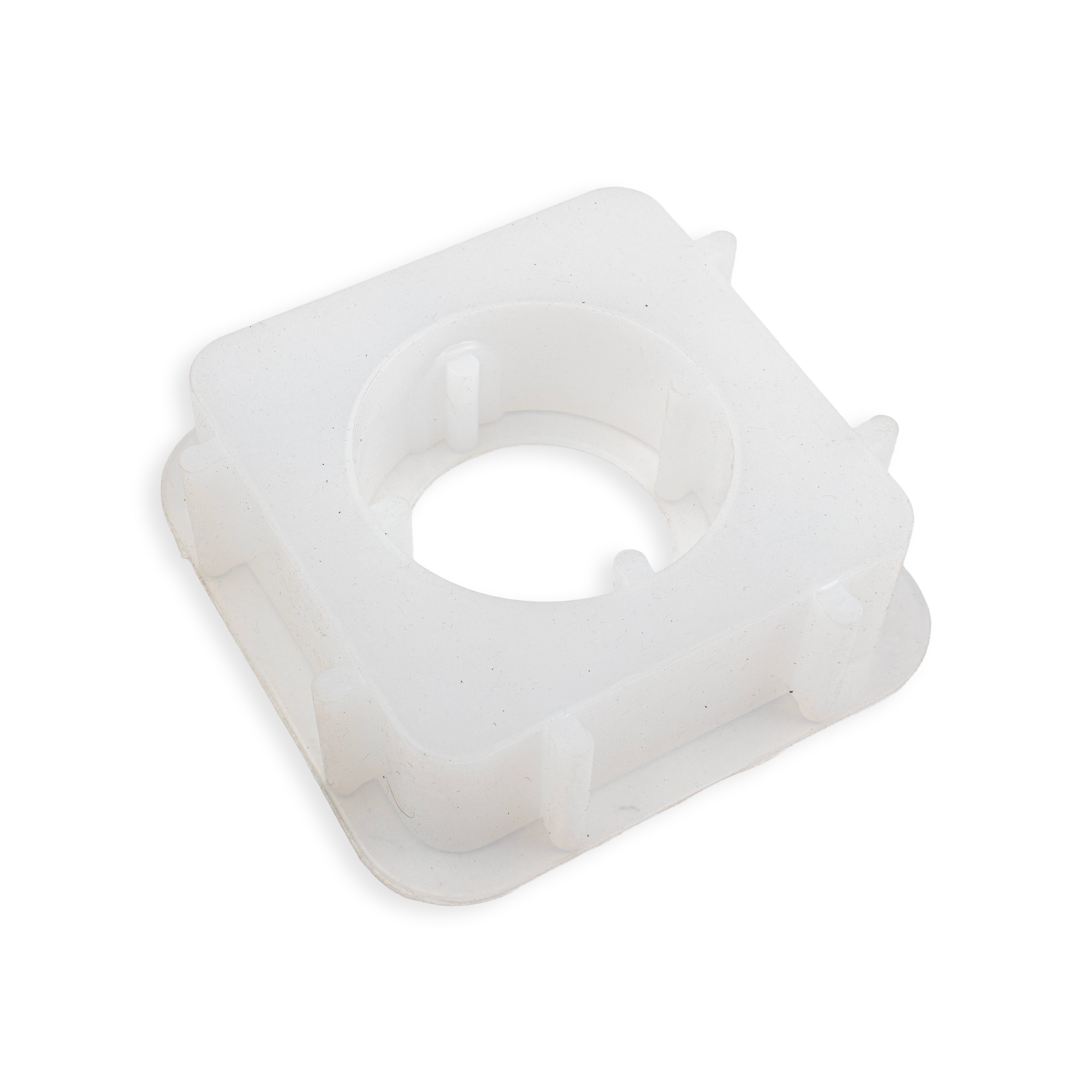 Silicone Mould Square Flower Vase with Holder 5 X 5Inch X D40mm 1pc