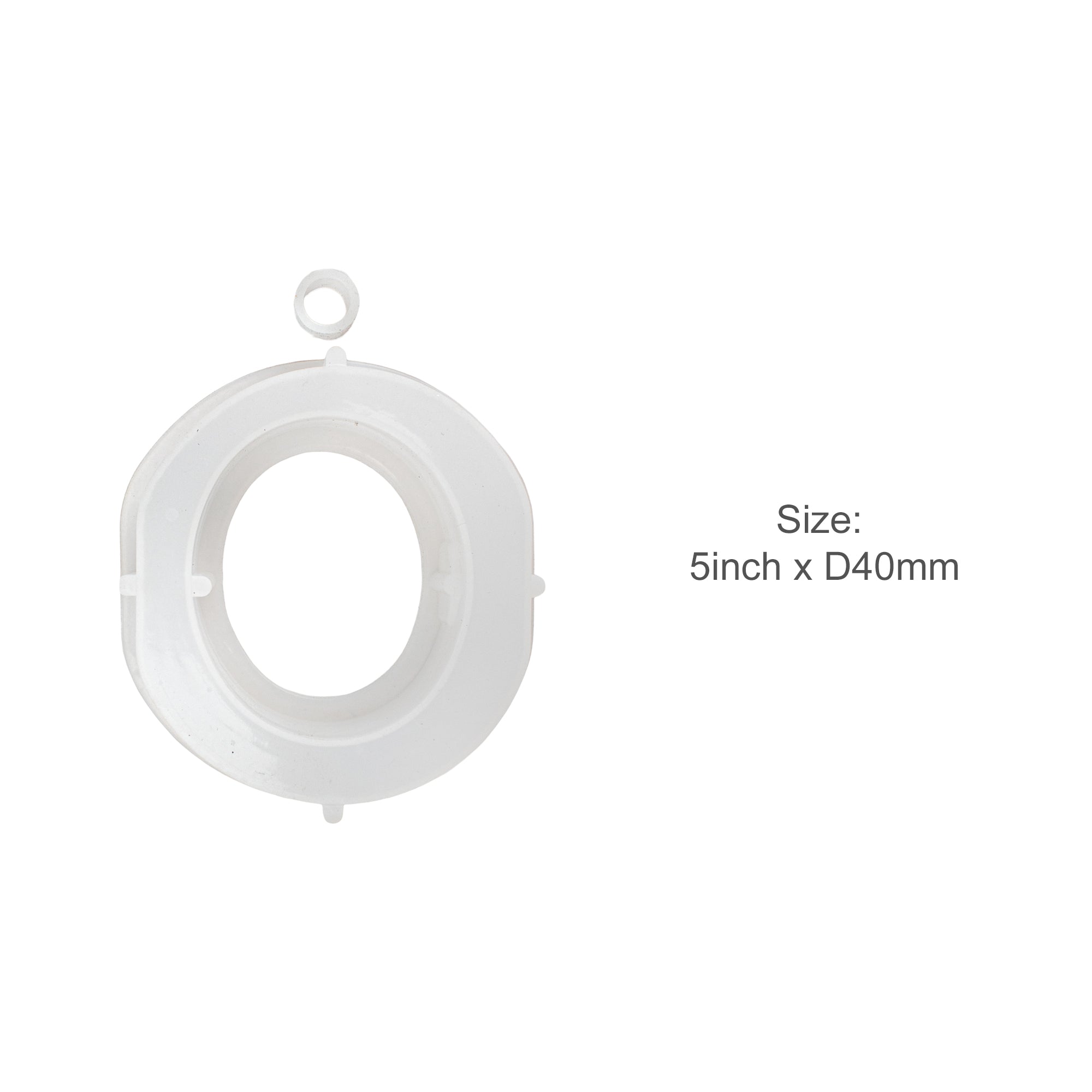 Silicone Mould Round Flower Vase with Holder 5Inch X D40mm 1pc
