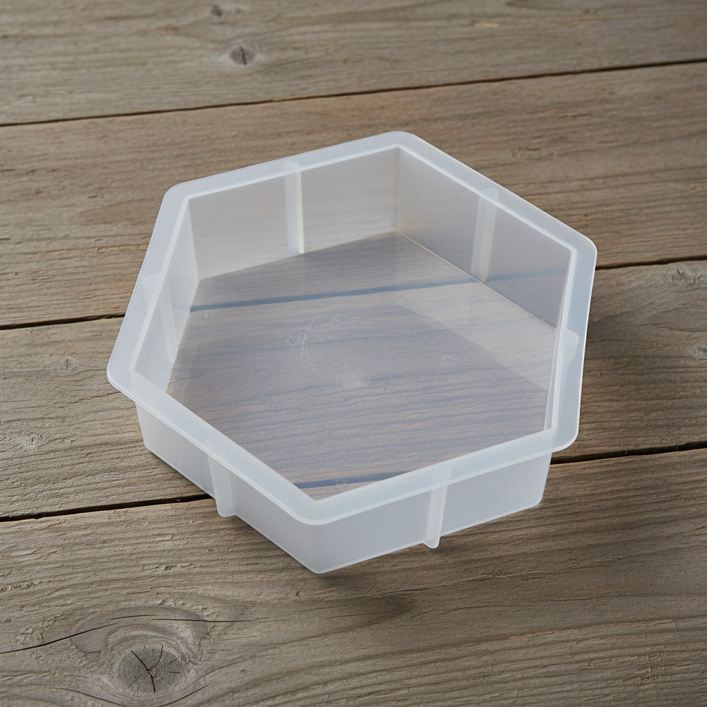 Silicone Mould Hexagon 6Inch 15 cm X D50mm 1pc