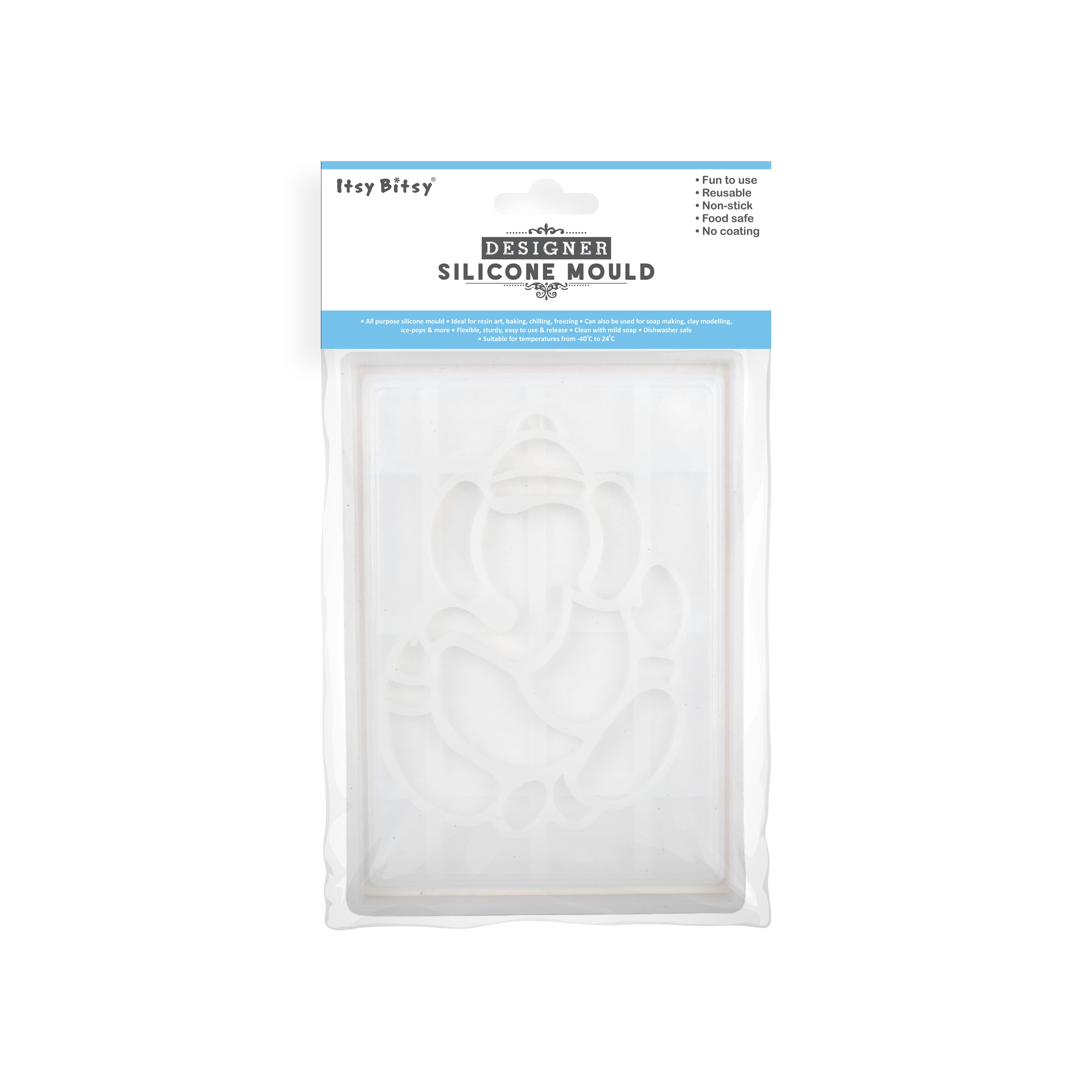 Silicone Mould Ganesha 16 X 11.16 cm X D12mm 1pc