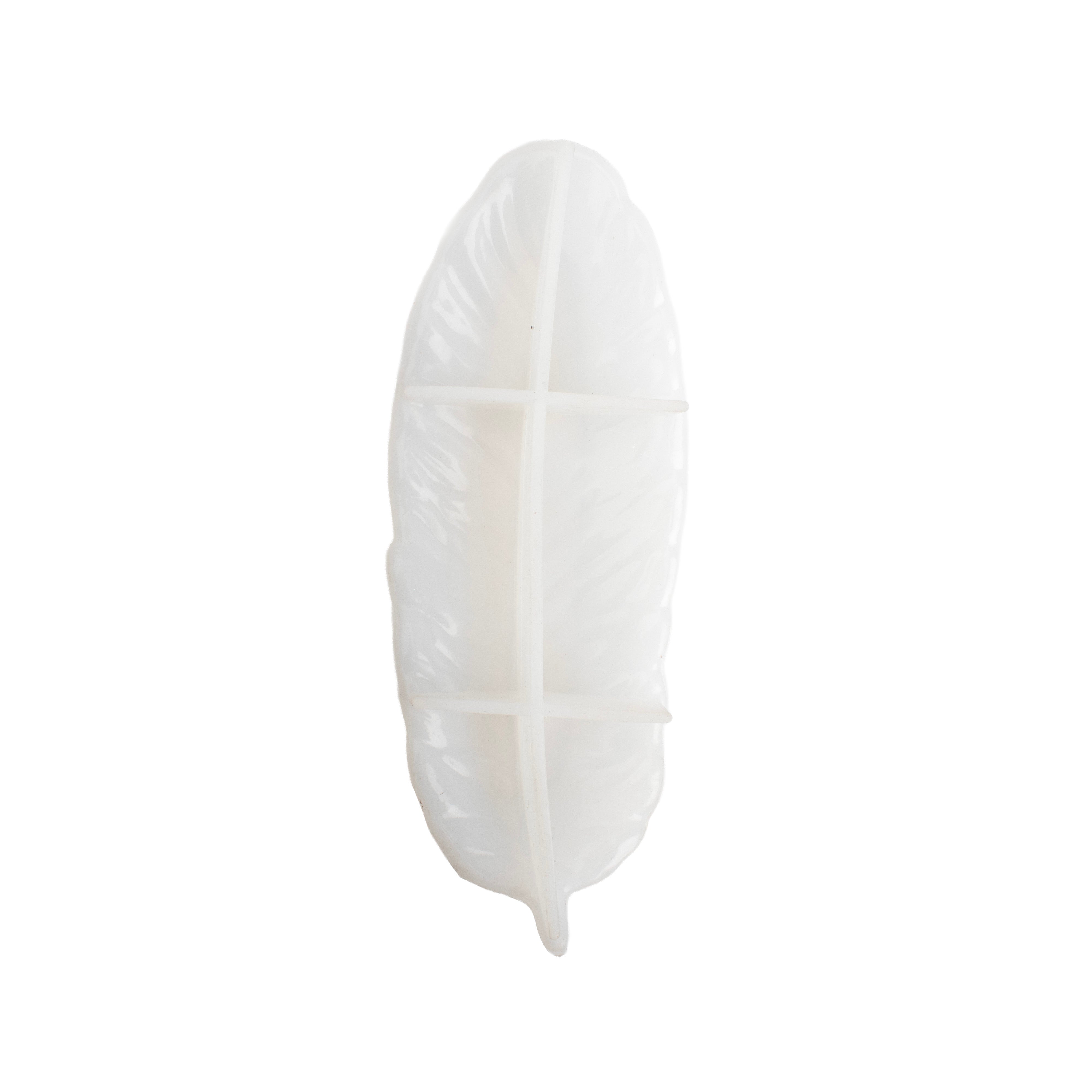 Silicone Mould Feather Trinket Tray 9 X 23cm 1pc