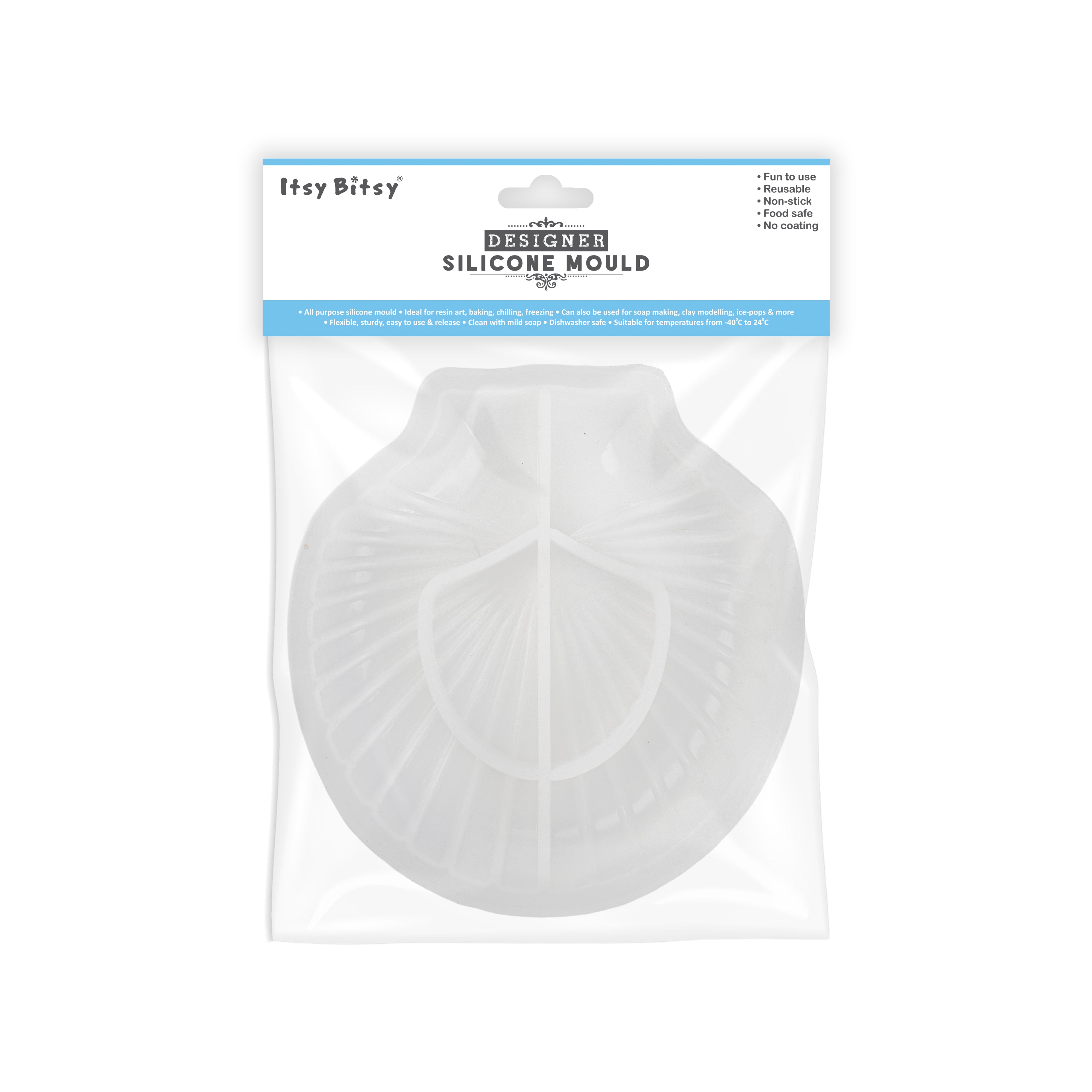 Silicone Mould Sea shell dish 1pc